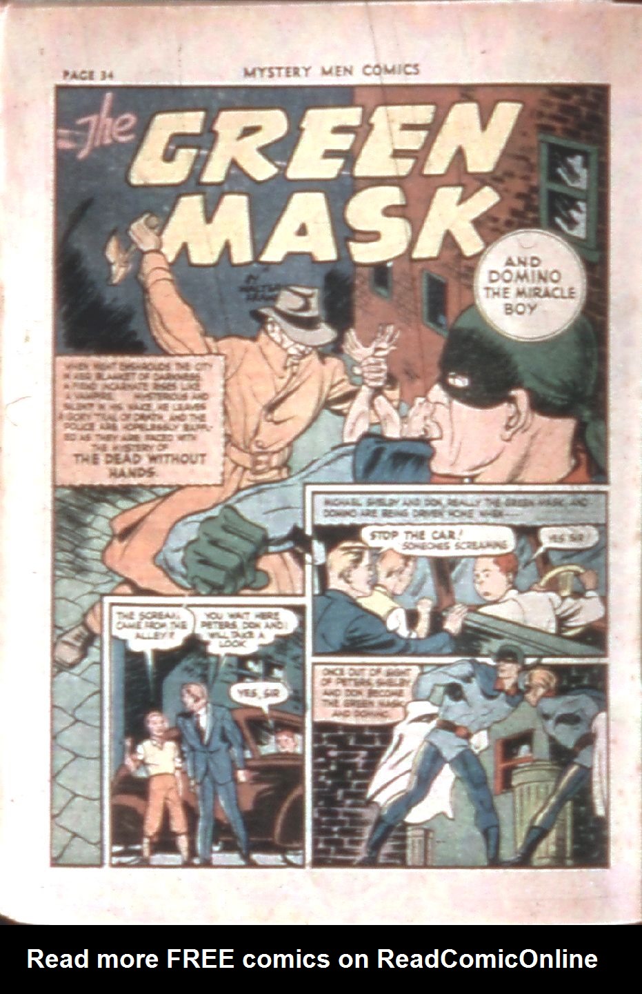 Read online Mystery Men Comics comic -  Issue #29 - 35