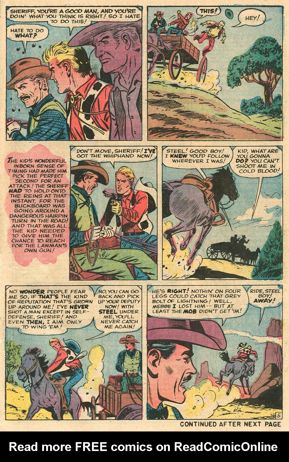 Read online Kid Colt Outlaw comic -  Issue #176 - 9
