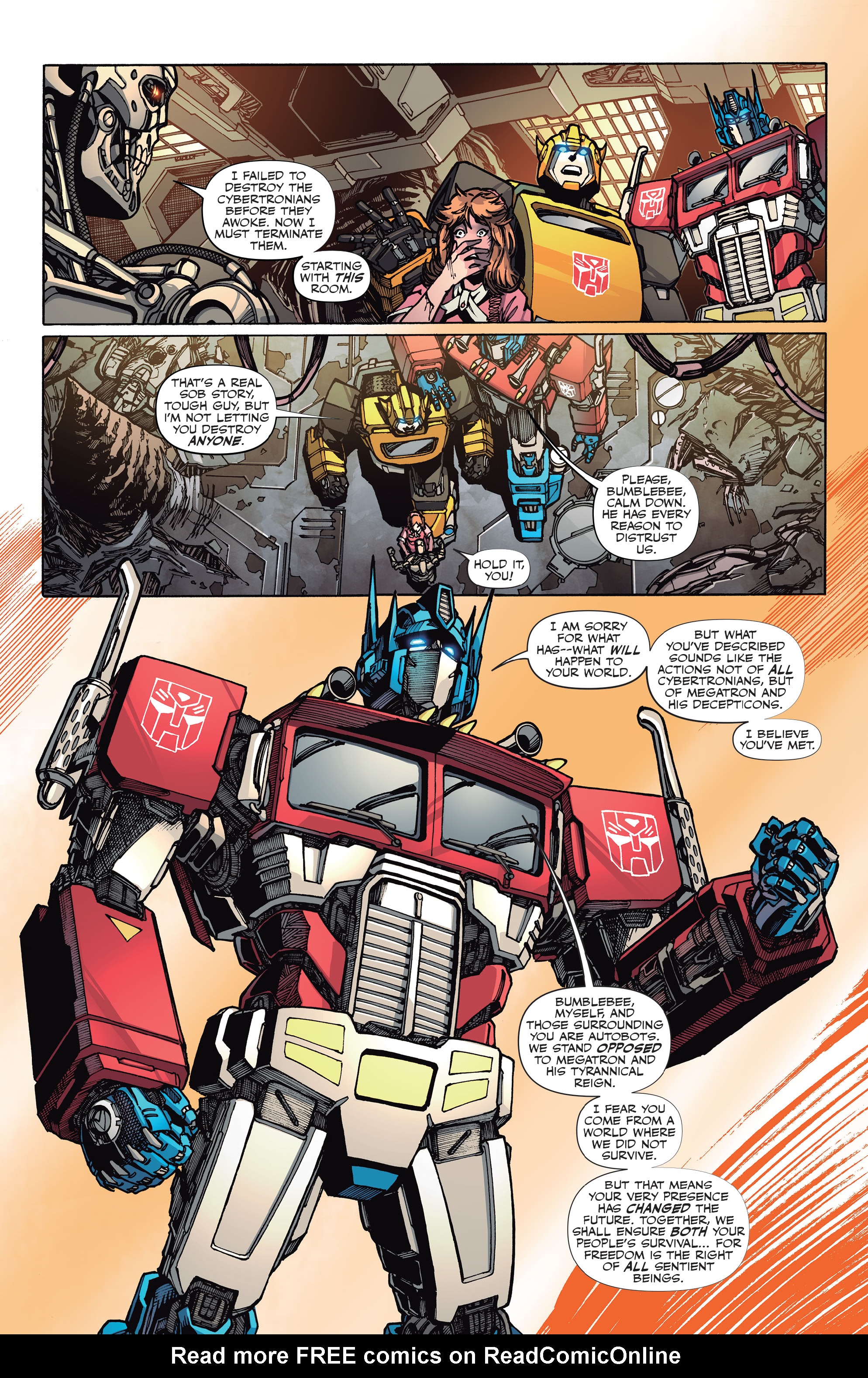 Read online Transformers vs. the Terminator comic -  Issue #2 - 18