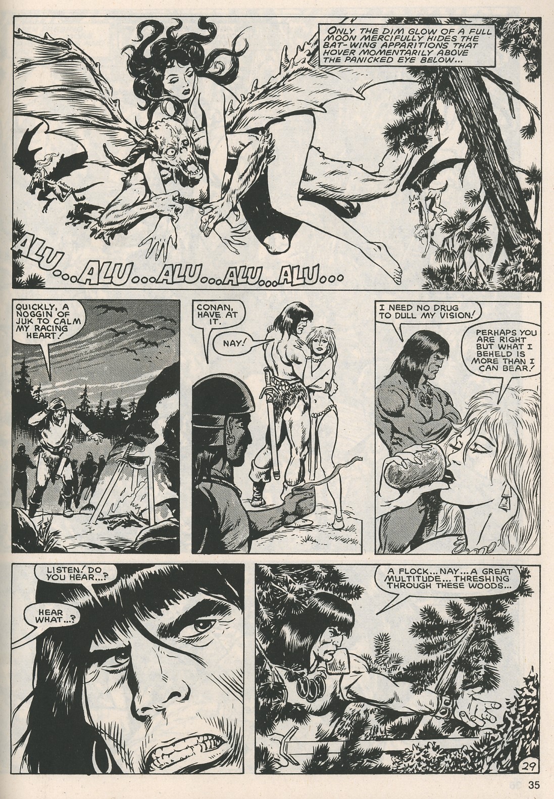 Read online The Savage Sword Of Conan comic -  Issue #118 - 34