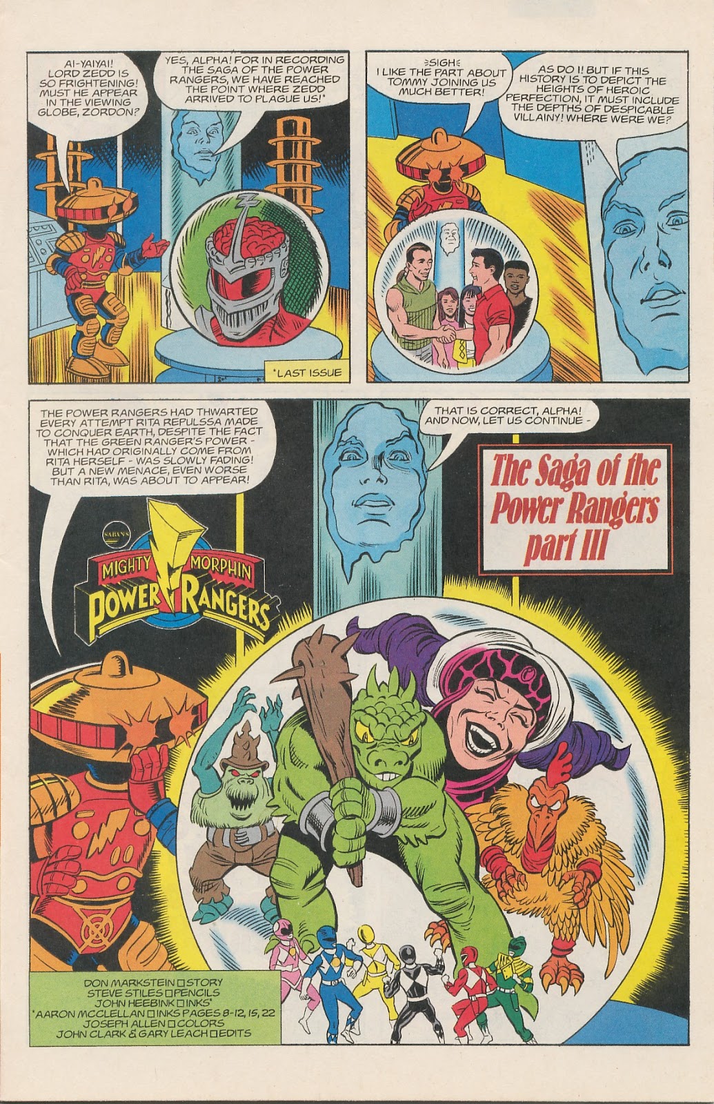Mighty Morphin Power Rangers Saga issue 3 - Page 3