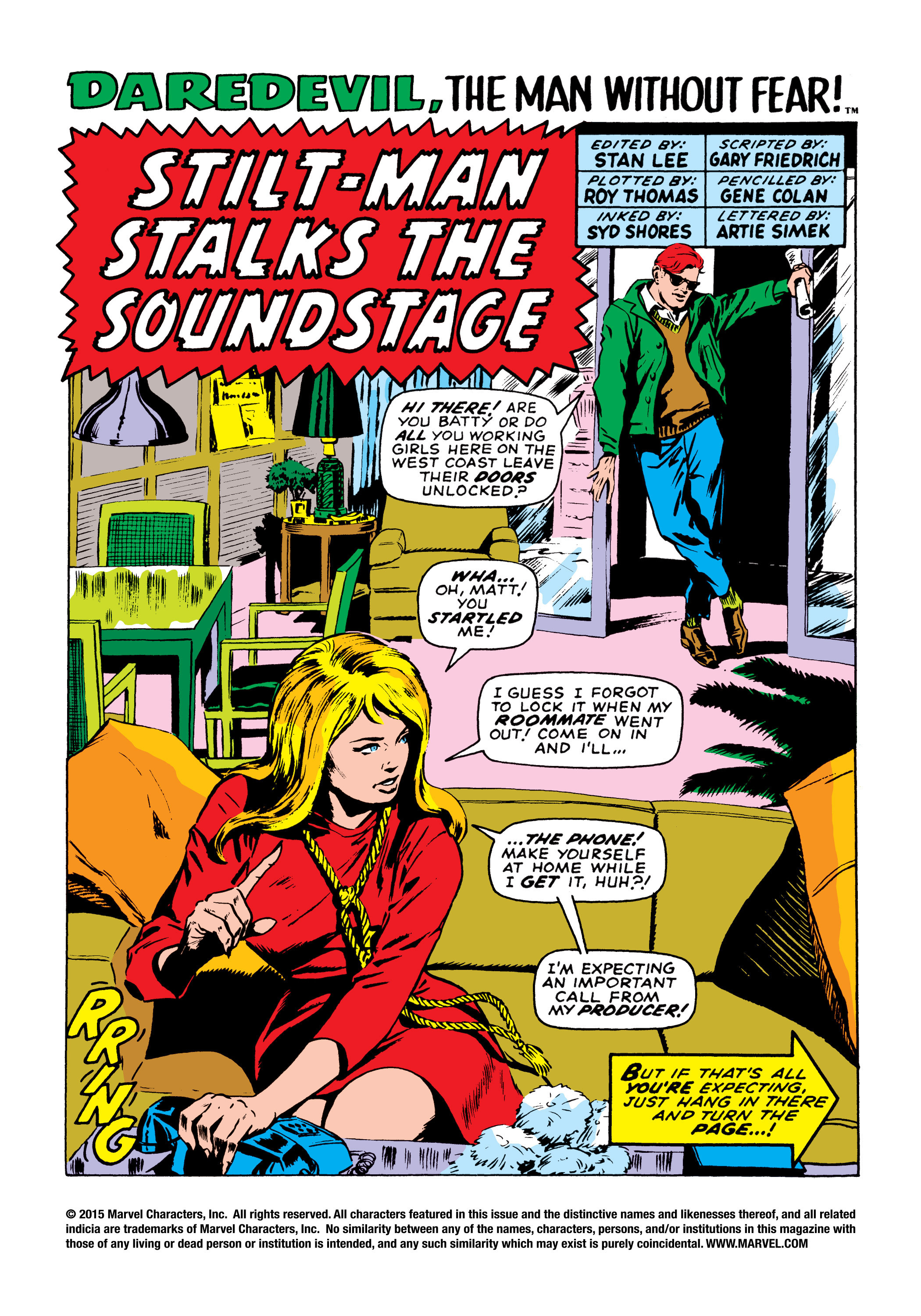 Read online Marvel Masterworks: Daredevil comic -  Issue # TPB 7 (Part 1) - 68