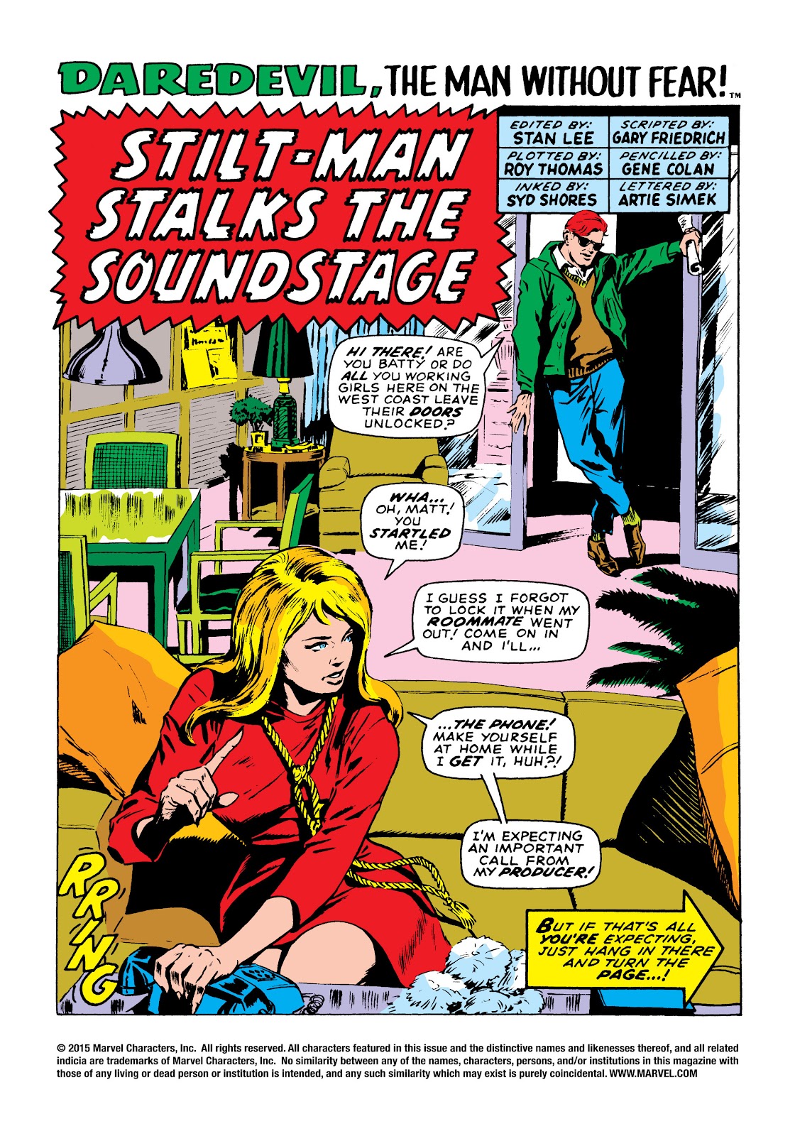 Marvel Masterworks: Daredevil issue TPB 7 (Part 1) - Page 68