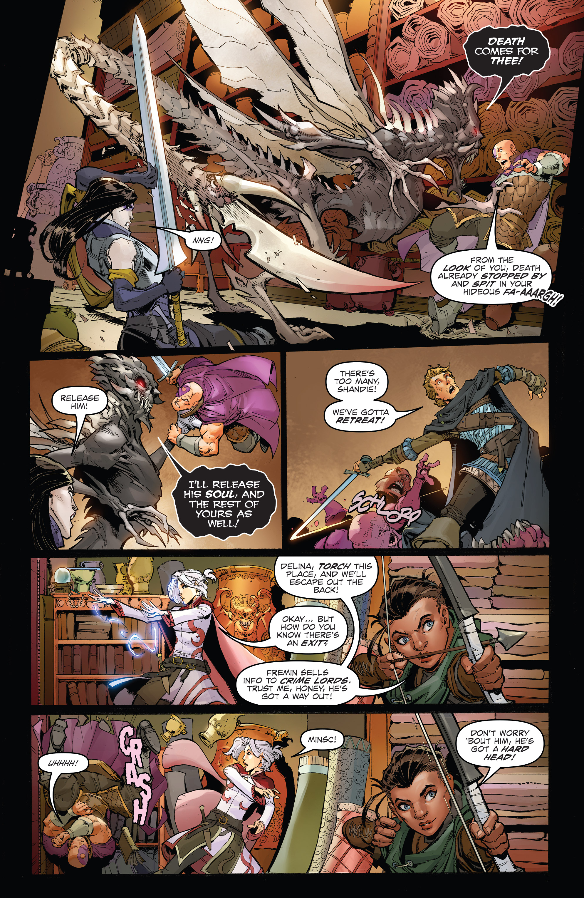 Read online Dungeons & Dragons: Infernal Tides comic -  Issue #1 - 18