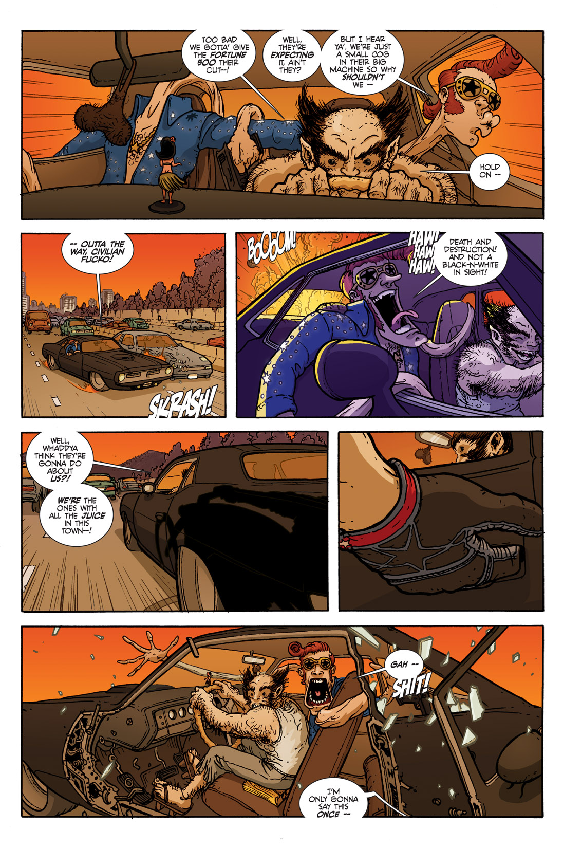 Read online Officer Downe: Bigger, Better, Bastard Edition comic -  Issue # TPB - 51