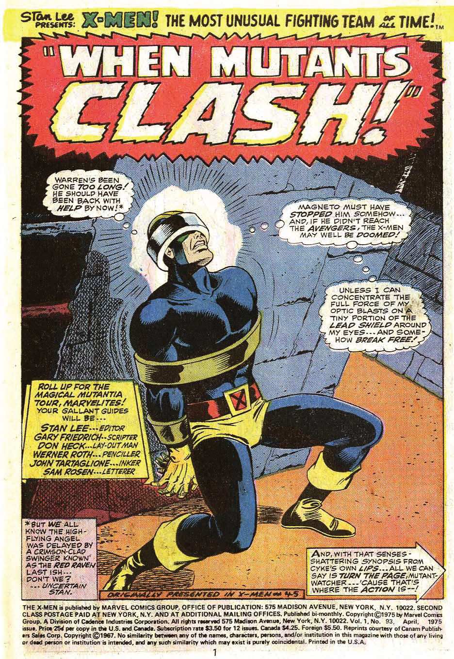 Read online Uncanny X-Men (1963) comic -  Issue #93 - 3
