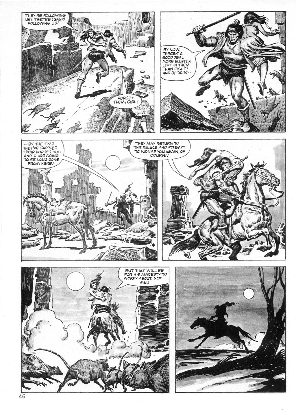 Read online The Savage Sword Of Conan comic -  Issue #95 - 46