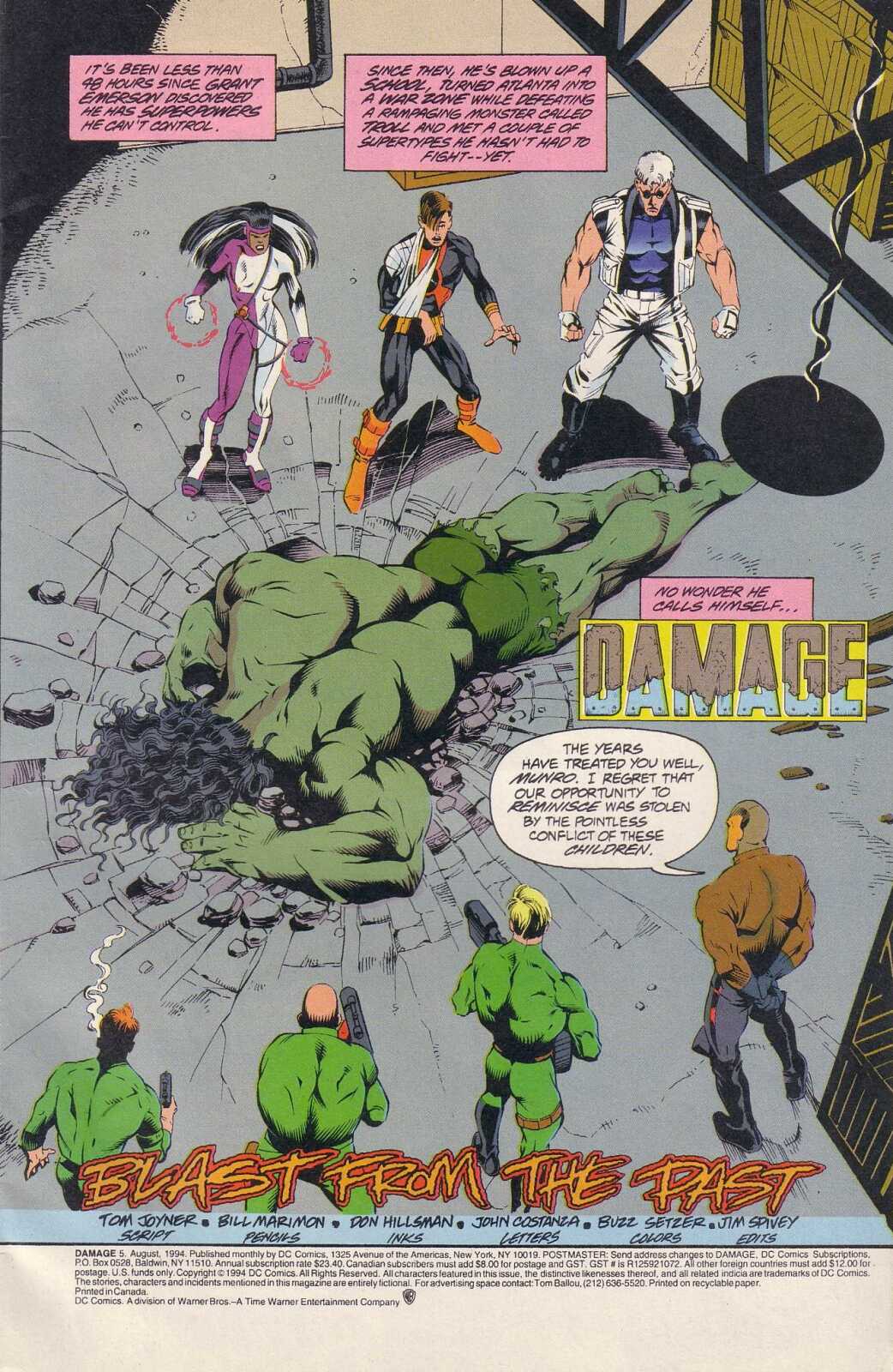 Read online Damage (1994) comic -  Issue #5 - 2