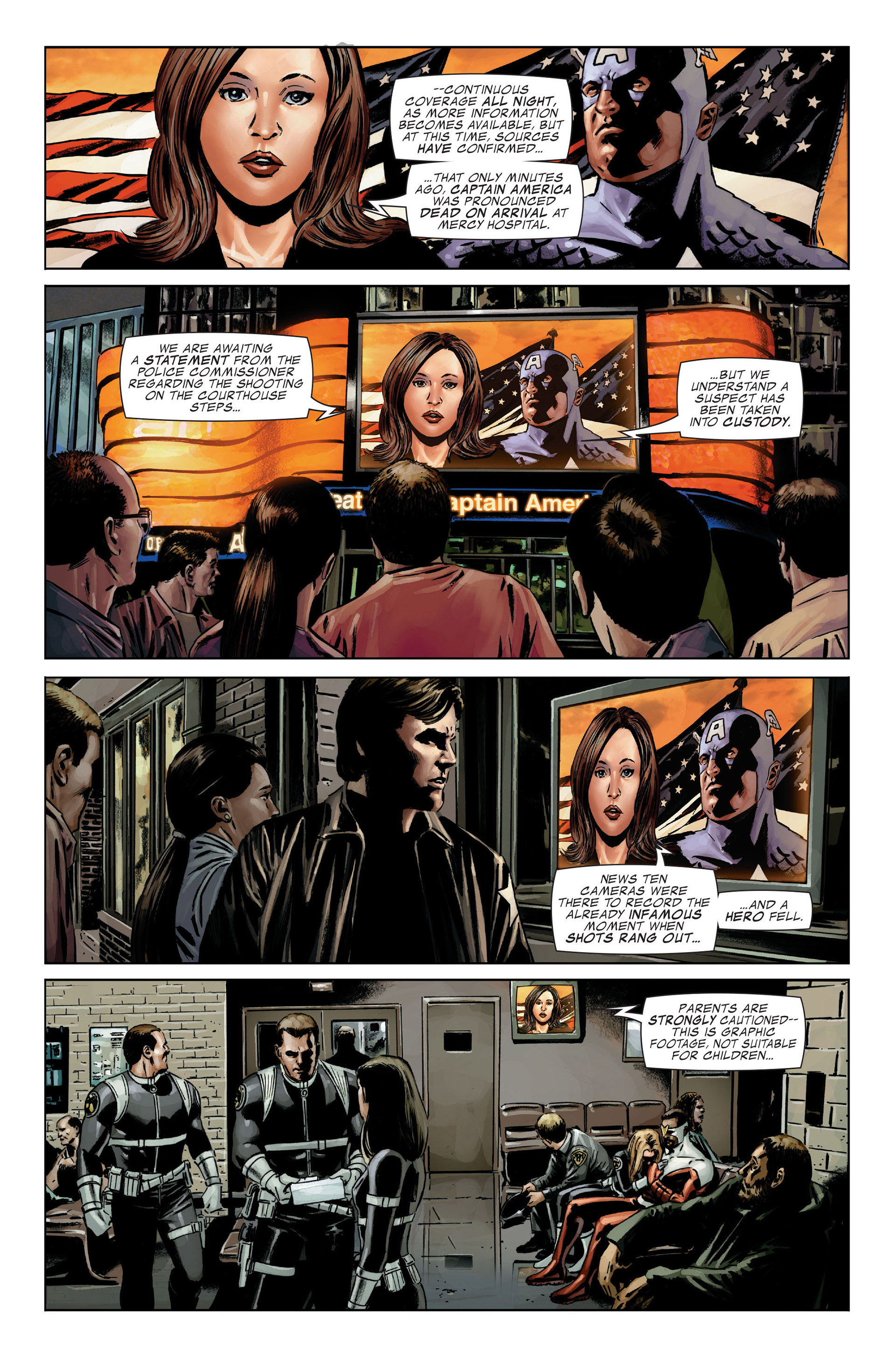 Read online Death of Captain America: The Death of the Dream comic -  Issue # TPB (Part 1) - 32