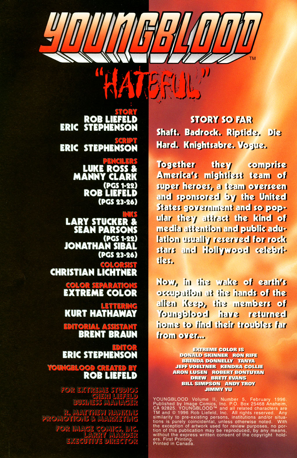 Read online Youngblood (1995) comic -  Issue #5 - 2