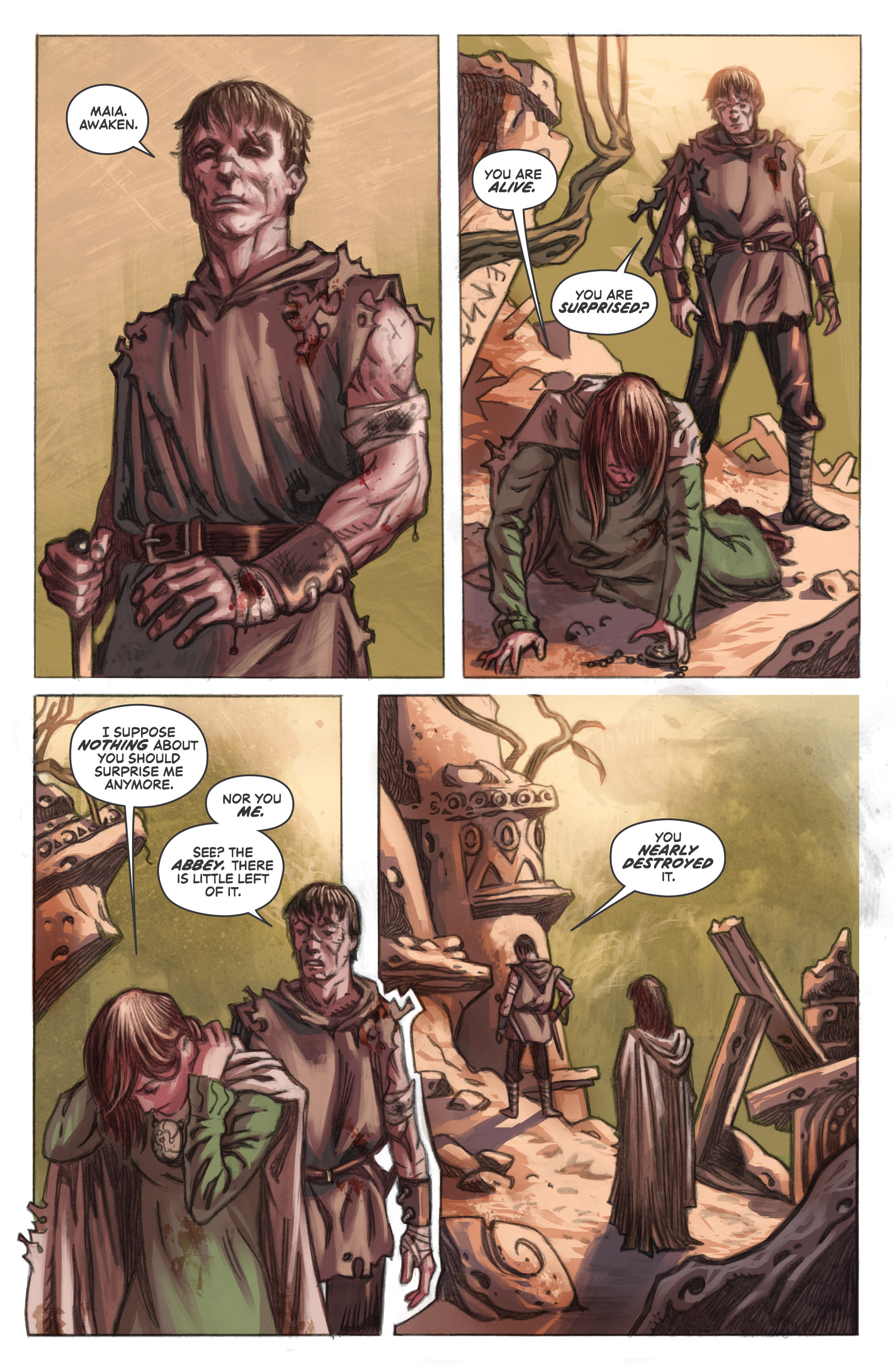 Read online Muirwood: The Lost Abbey comic -  Issue #5 - 20