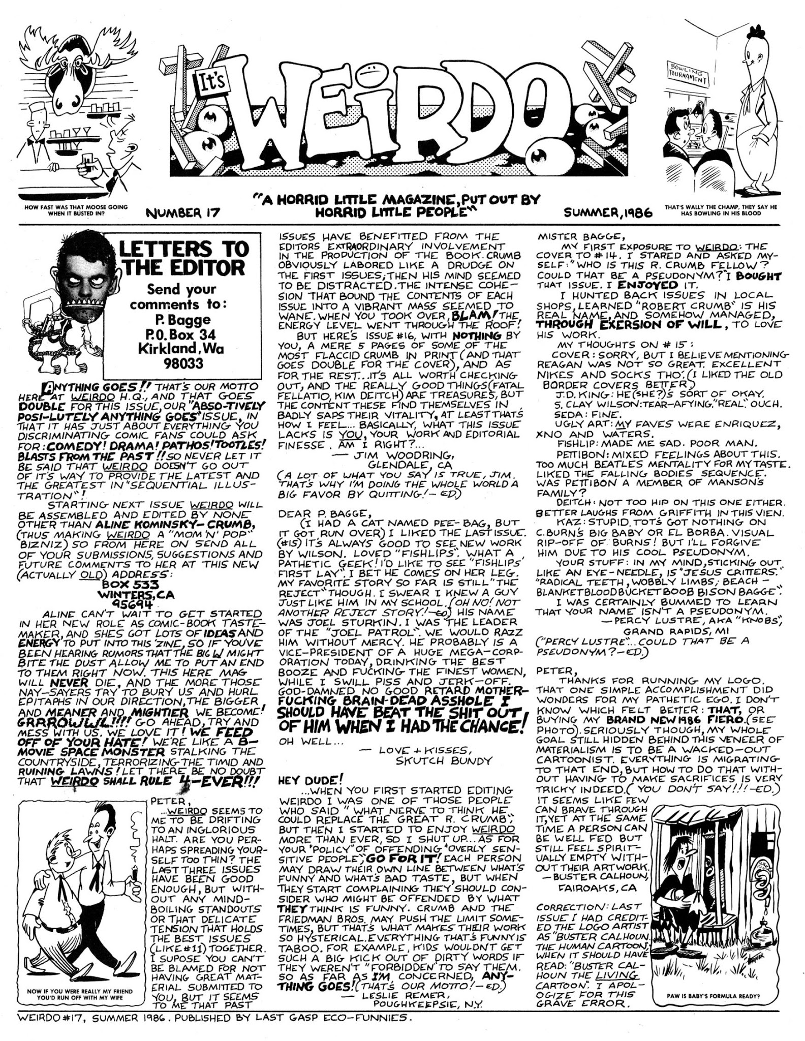 Read online Weirdo comic -  Issue #17 - 4