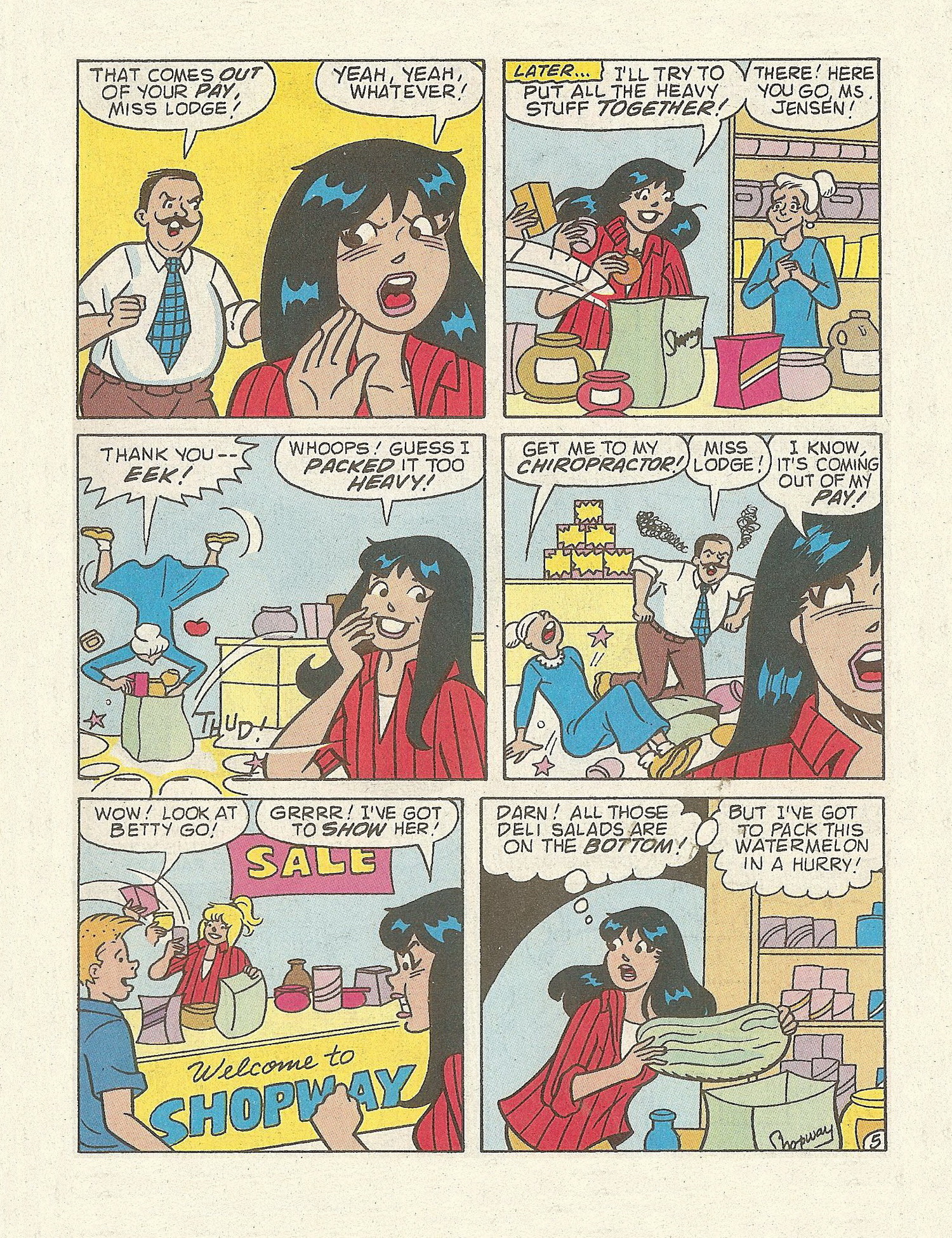 Read online Betty and Veronica Digest Magazine comic -  Issue #72 - 7