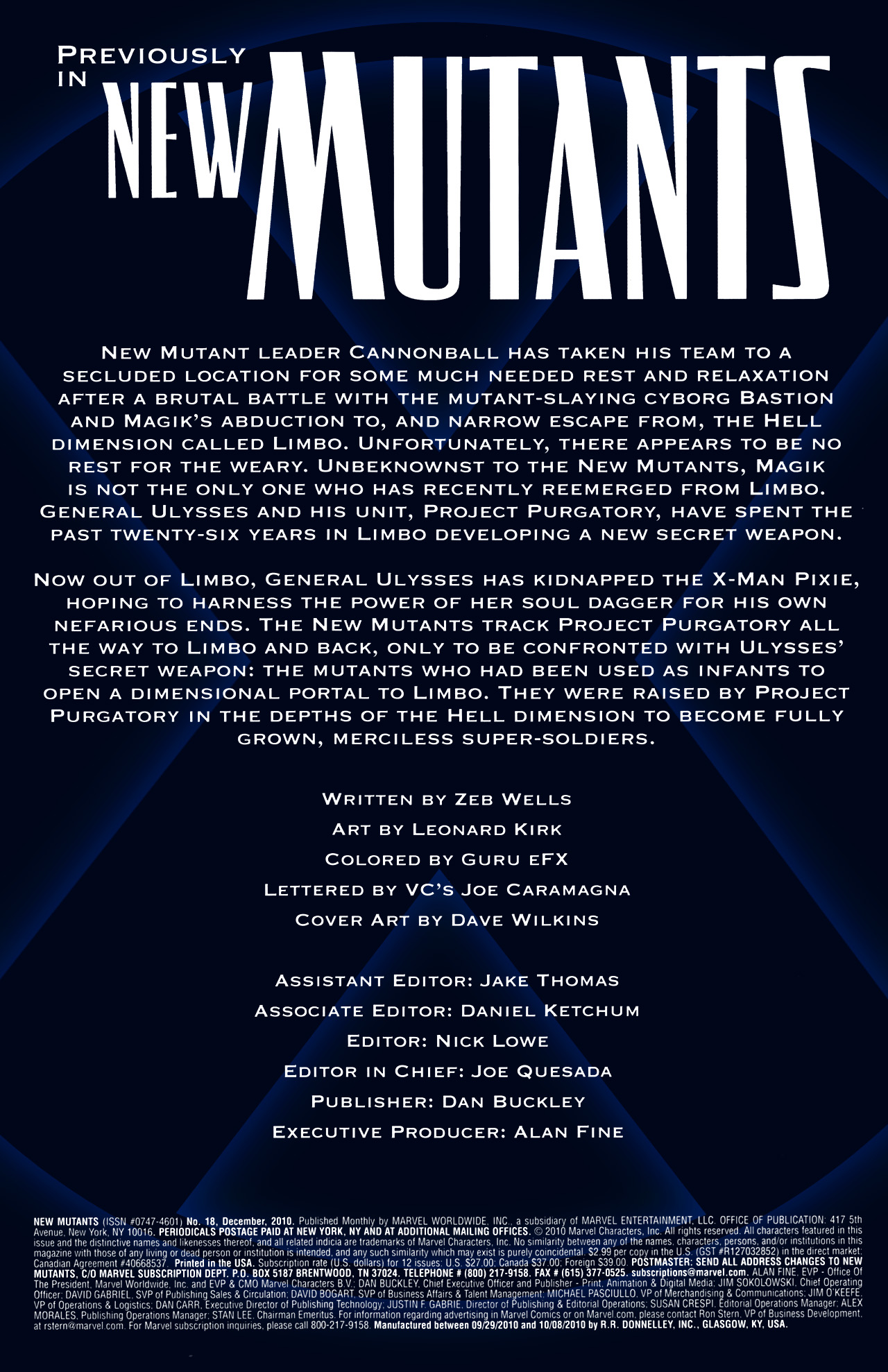 Read online New Mutants (2009) comic -  Issue #18 - 2
