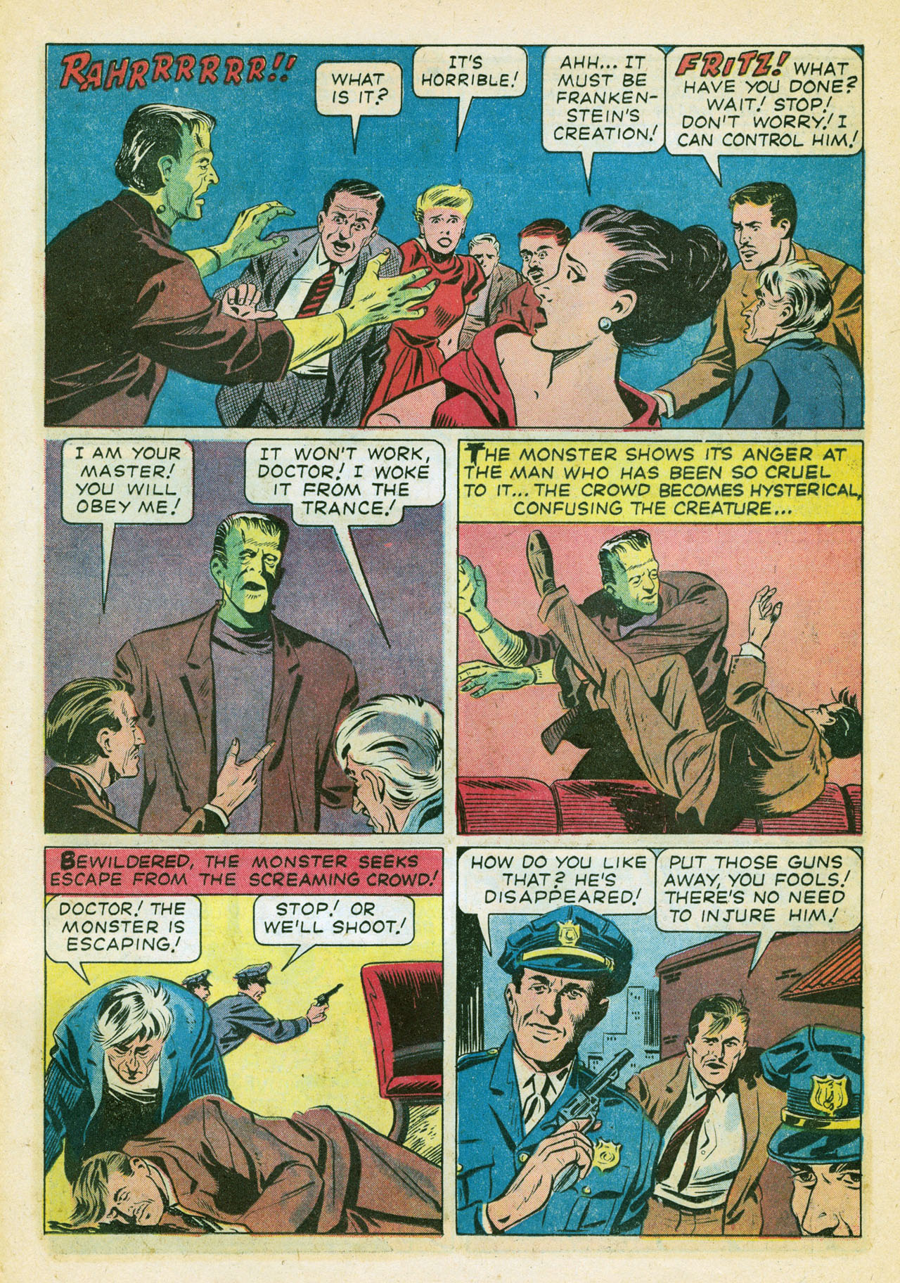 Read online Frankenstein (1964) comic -  Issue #1 - 31