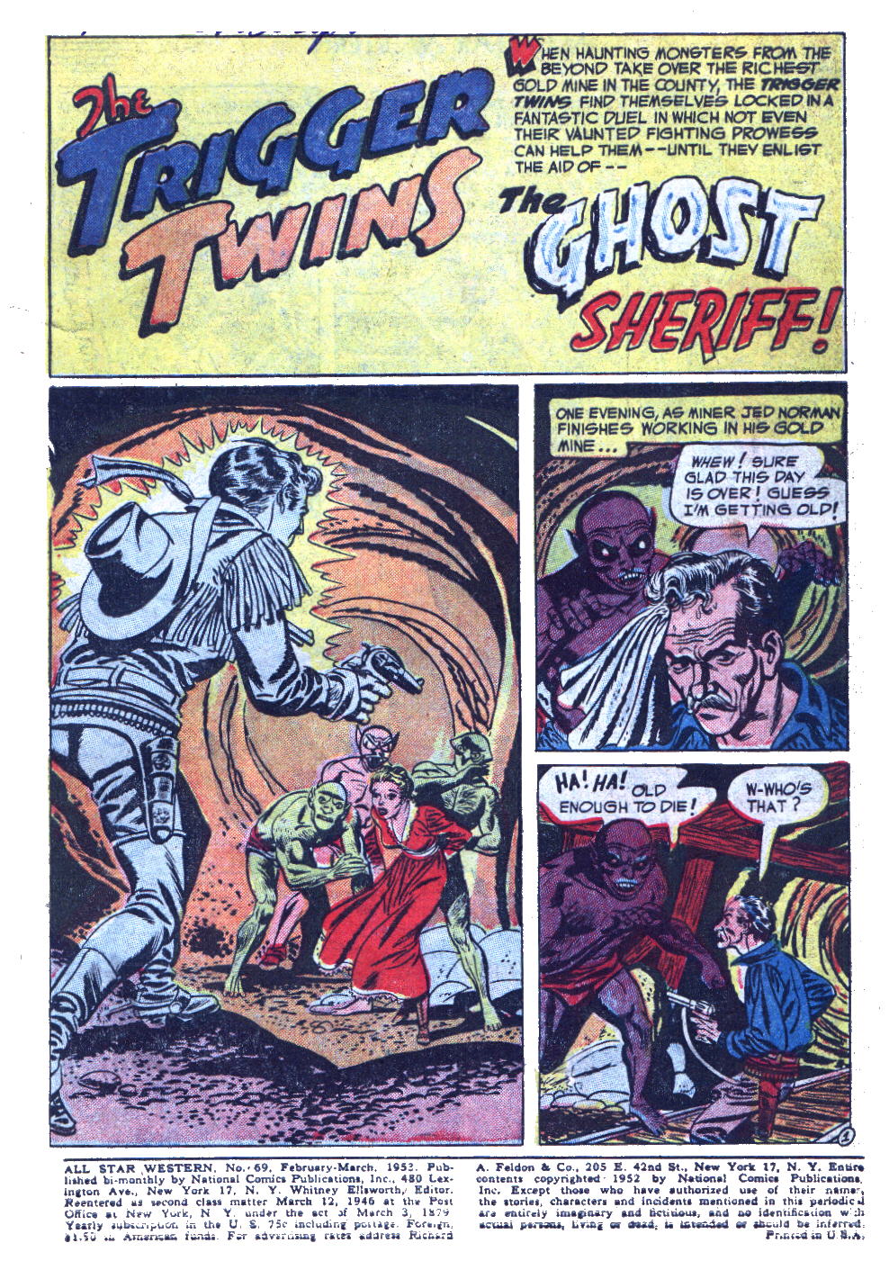 Read online All-Star Western (1951) comic -  Issue #69 - 3