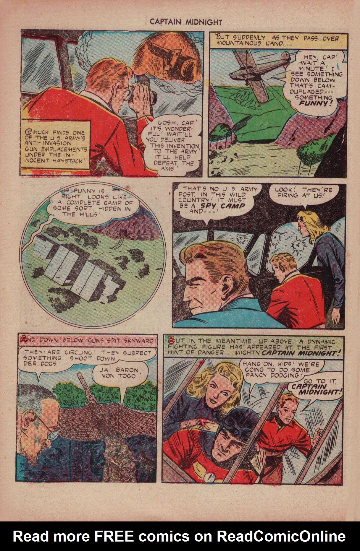 Read online Captain Midnight (1942) comic -  Issue #16 - 18