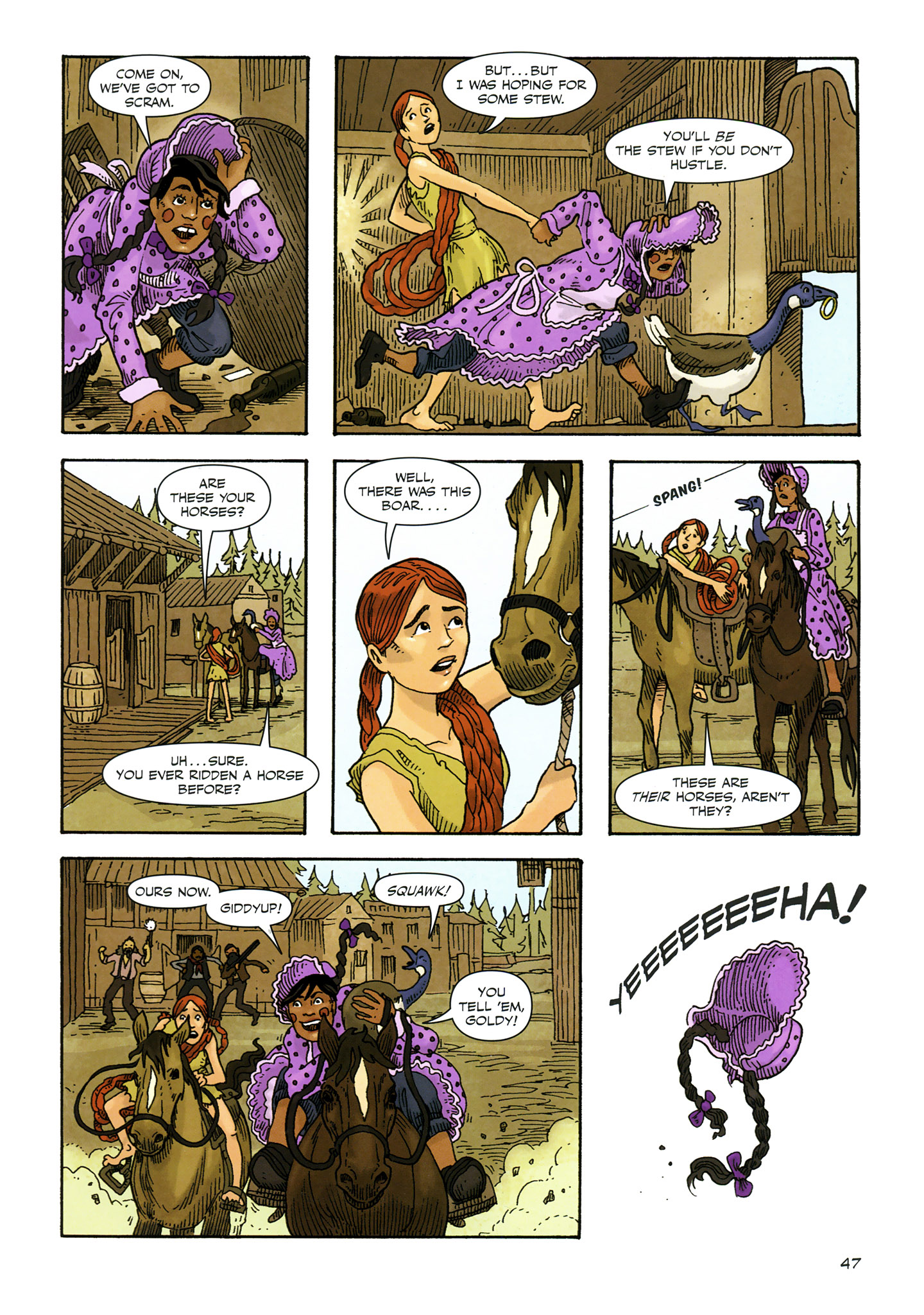 Read online Rapunzel's Revenge comic -  Issue # TPB - 49