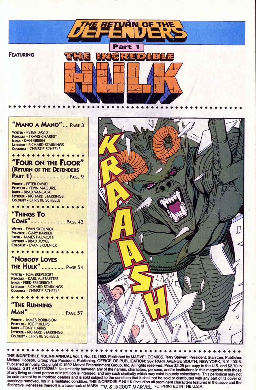 Read online The Incredible Hulk (1968) comic -  Issue # _Annual 1992 - 3