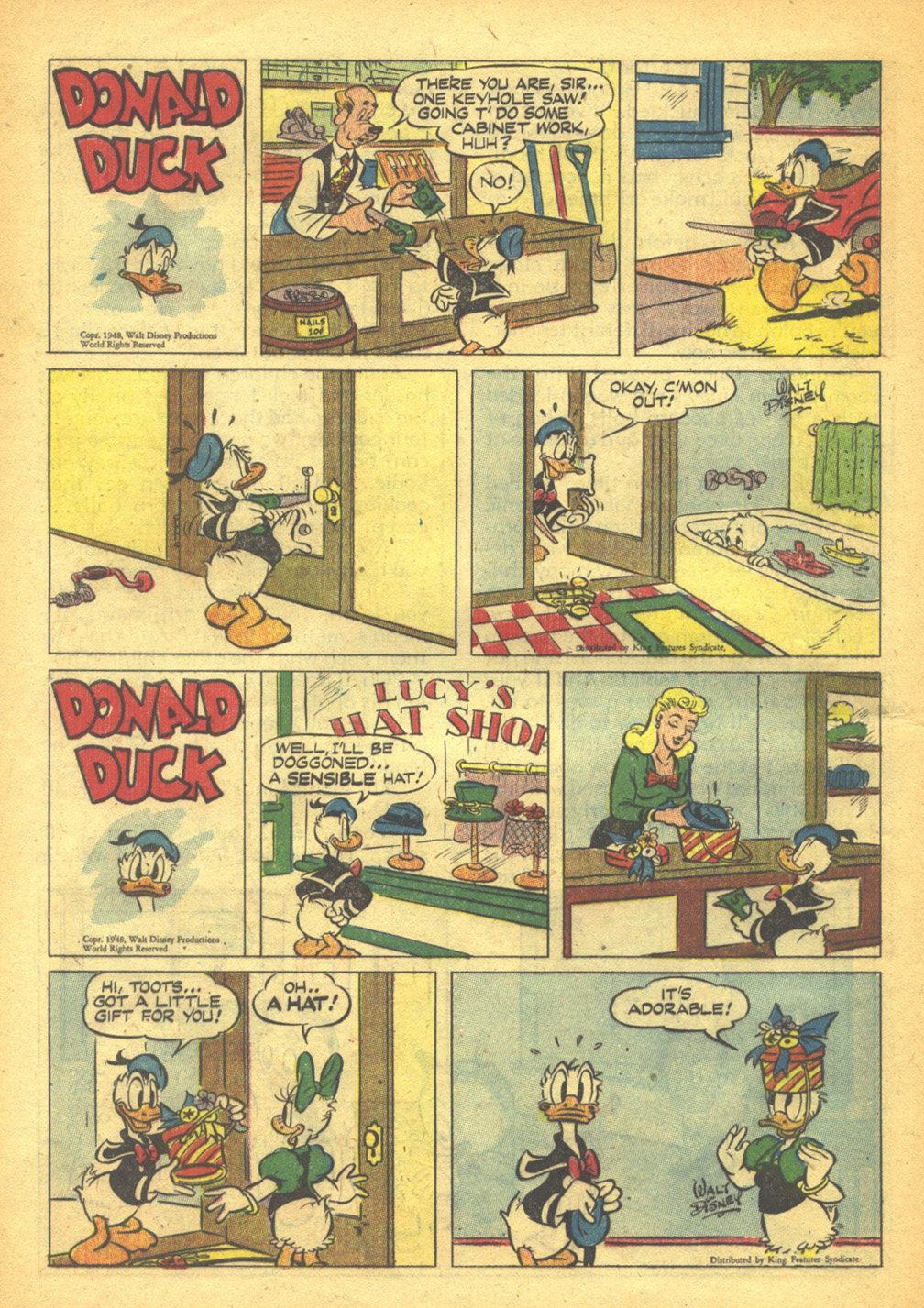 Read online Walt Disney's Comics and Stories comic -  Issue #133 - 36