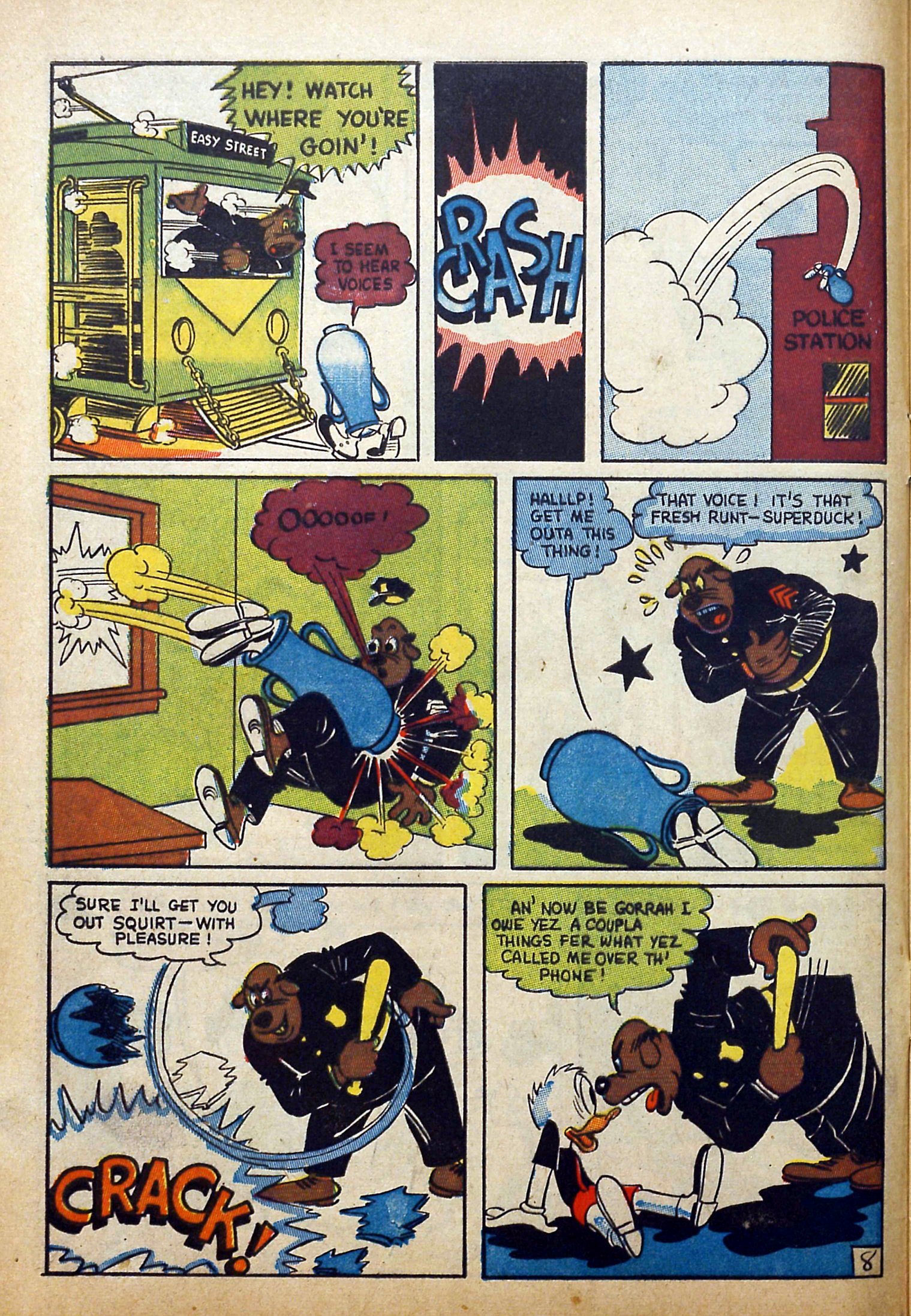 Read online Super Duck Comics comic -  Issue #9 - 10
