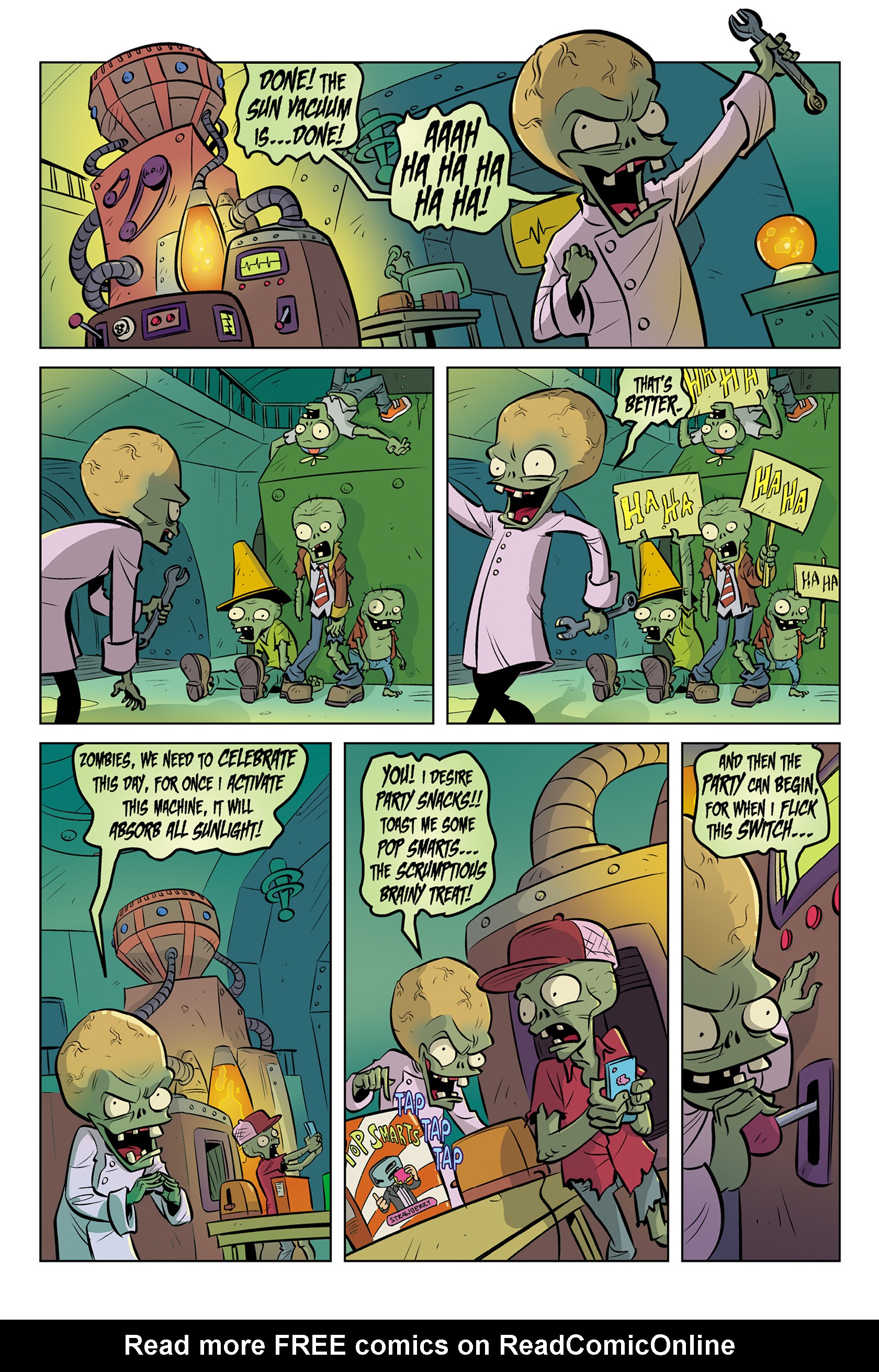 Read online Plants vs. Zombies: Timepocalypse comic -  Issue #1 - 4