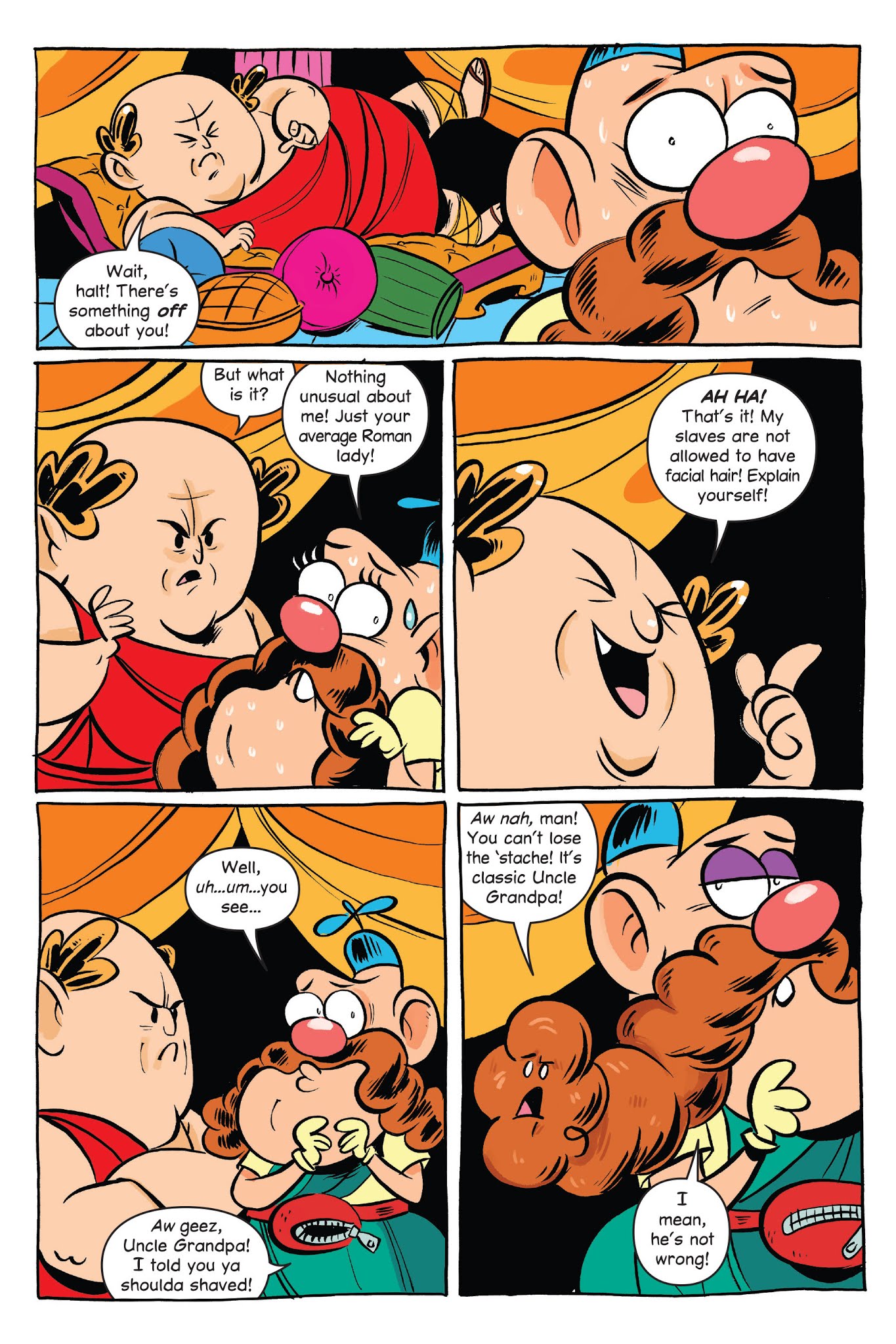 Read online Uncle Grandpa and the Time Casserole comic -  Issue # TPB - 69