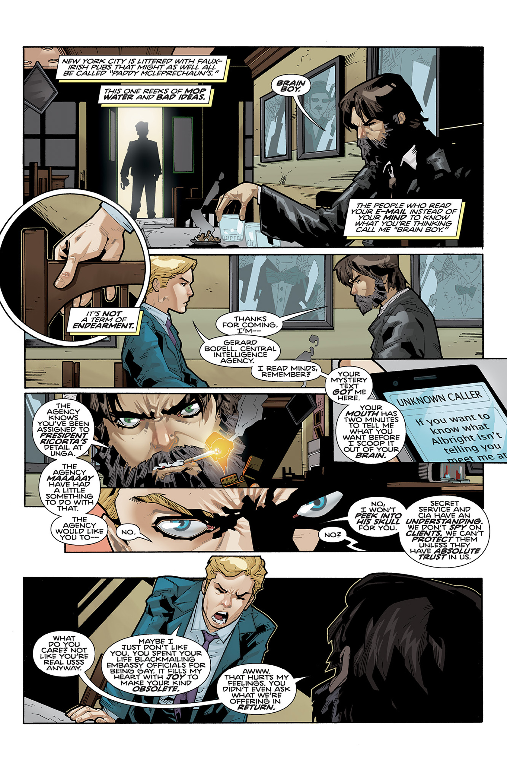 Read online Brain Boy comic -  Issue #1 - 6