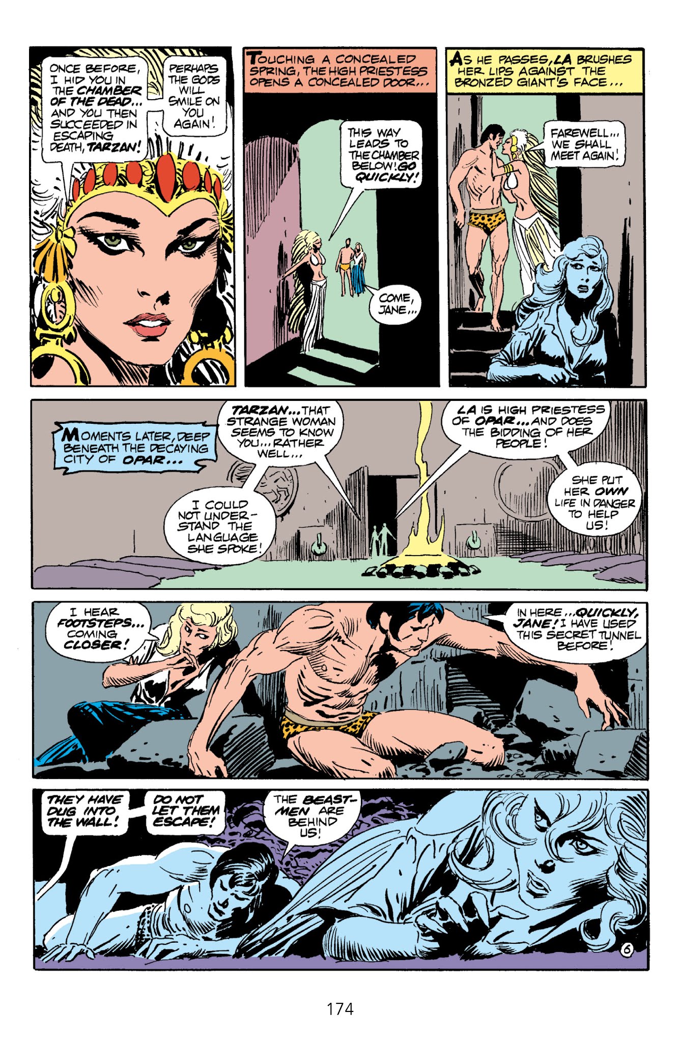 Read online Edgar Rice Burroughs' Tarzan The Joe Kubert Years comic -  Issue # TPB 2 (Part 2) - 68