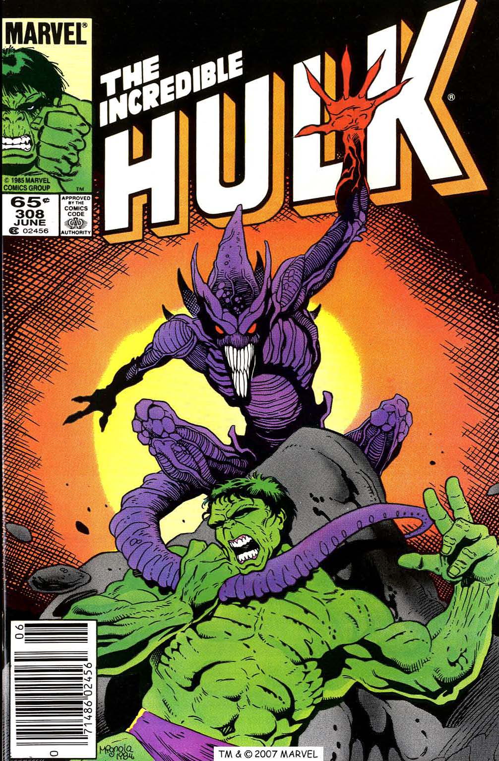 Read online The Incredible Hulk (1968) comic -  Issue #308 - 1