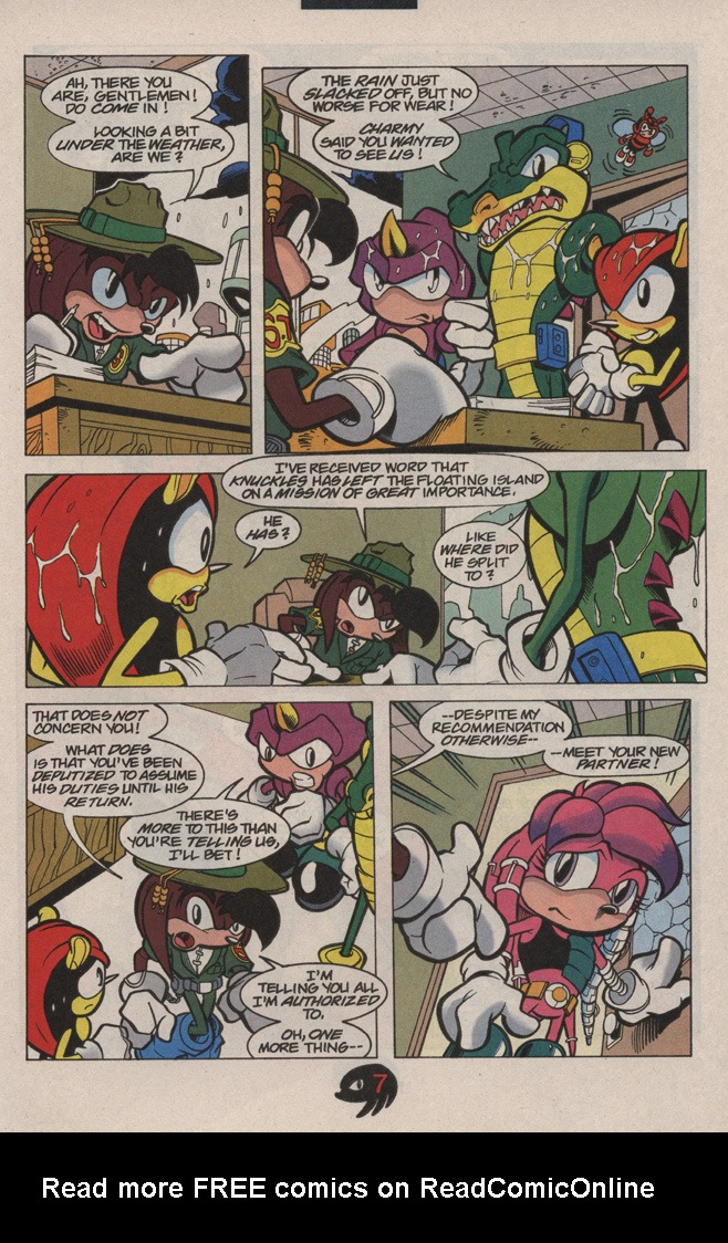 Read online Knuckles the Echidna comic -  Issue #11 - 13