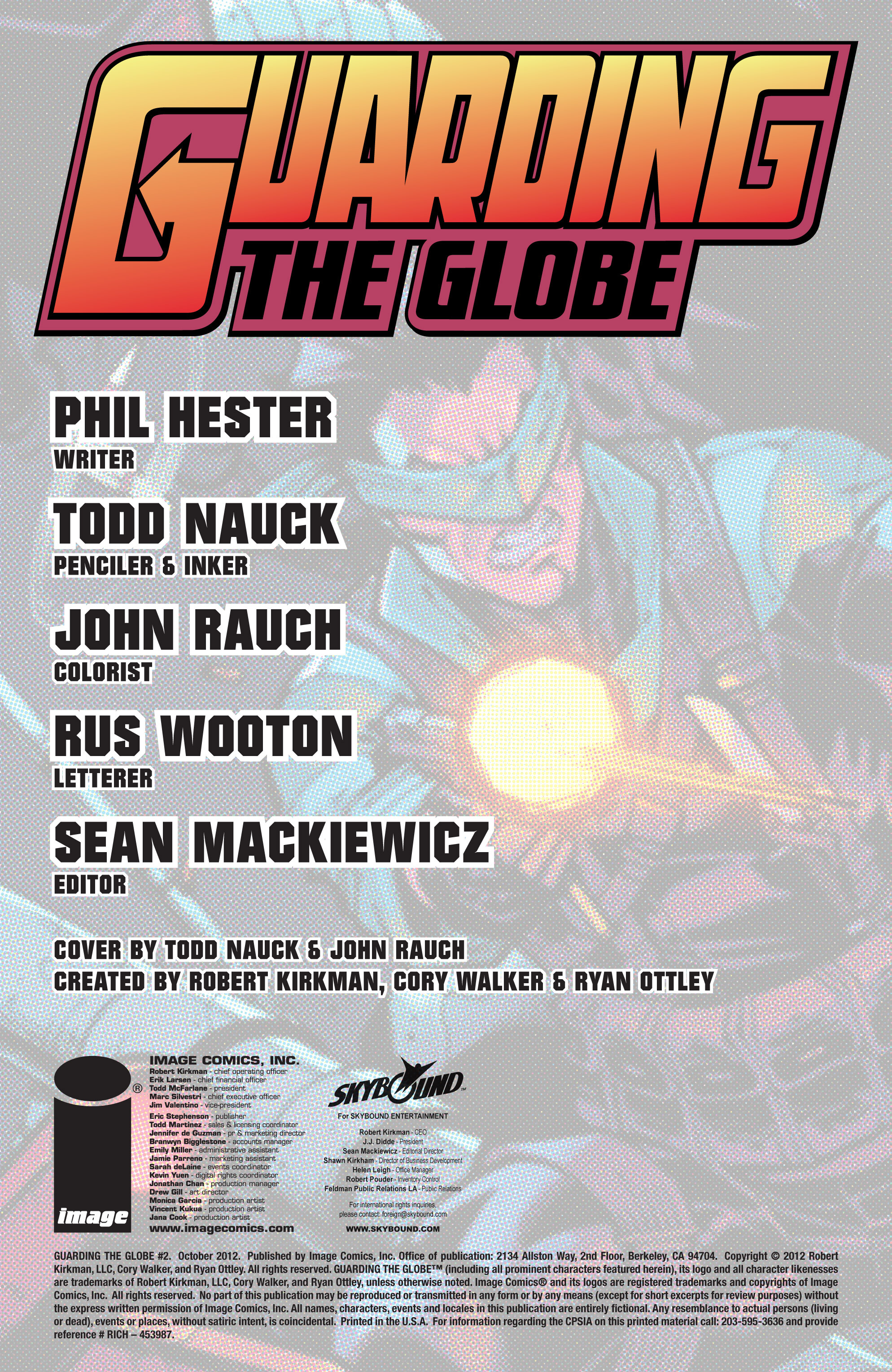 Read online Guarding the Globe (2012) comic -  Issue #2 - 2