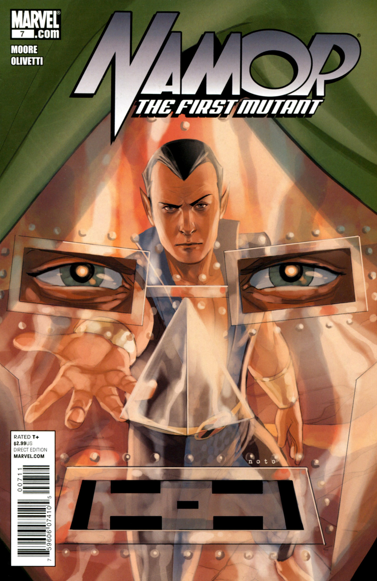 Read online Namor: The First Mutant comic -  Issue #7 - 1
