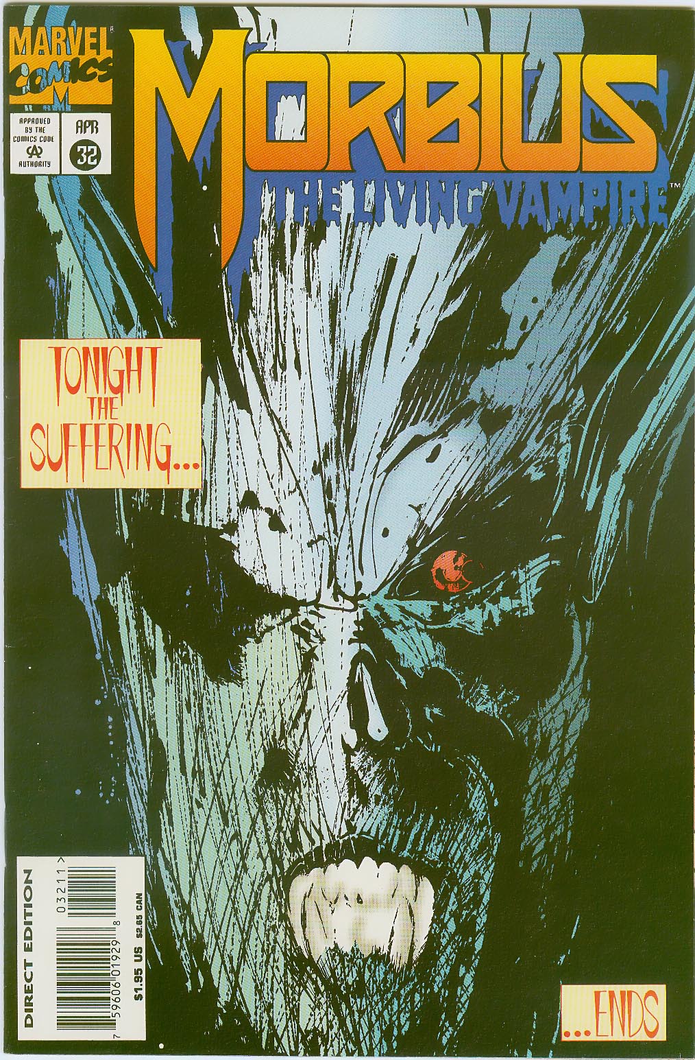 Read online Morbius: The Living Vampire (1992) comic -  Issue #32 - 1