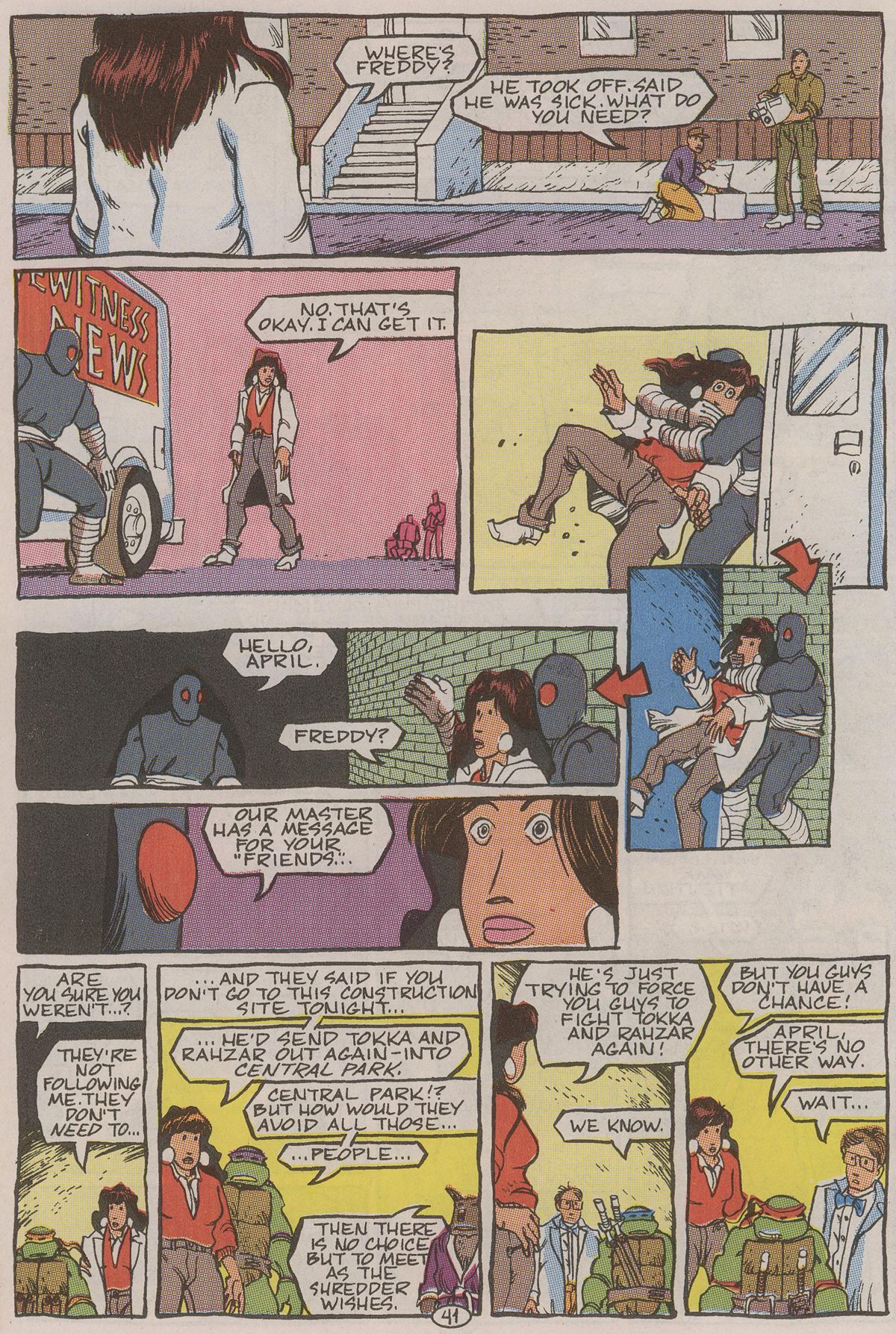 Read online Teenage Mutant Ninja Turtles II: The Secret of the Ooze Official Movie Adaptation comic -  Issue # Full - 42