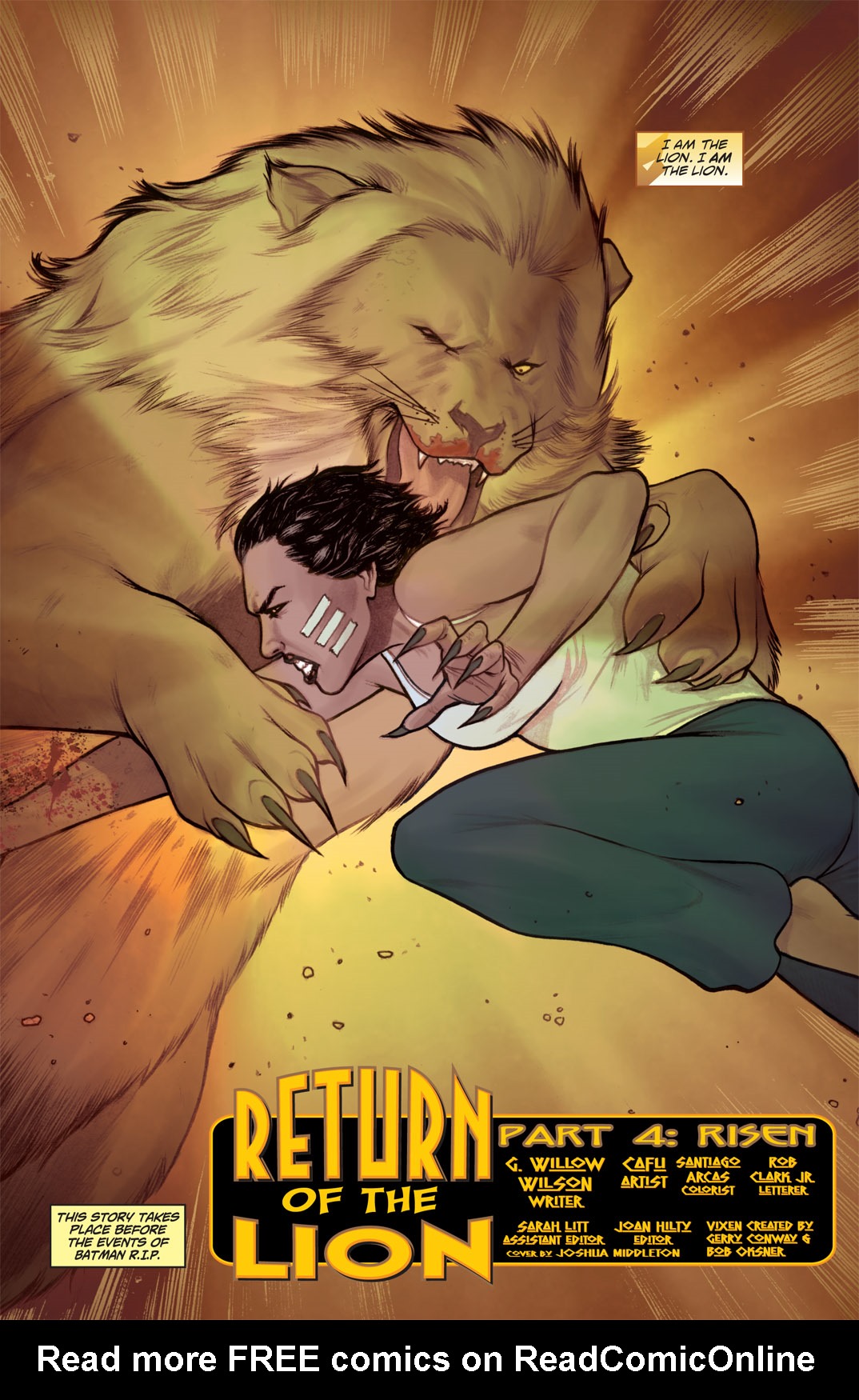 Read online Vixen: Return of the Lion comic -  Issue #4 - 5