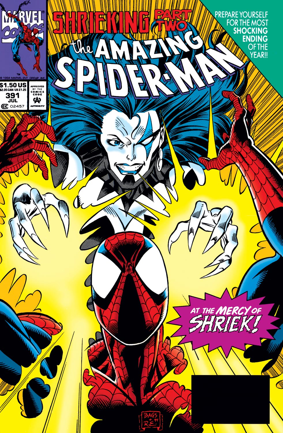 Read online The Amazing Spider-Man (1963) comic -  Issue #391 - 1