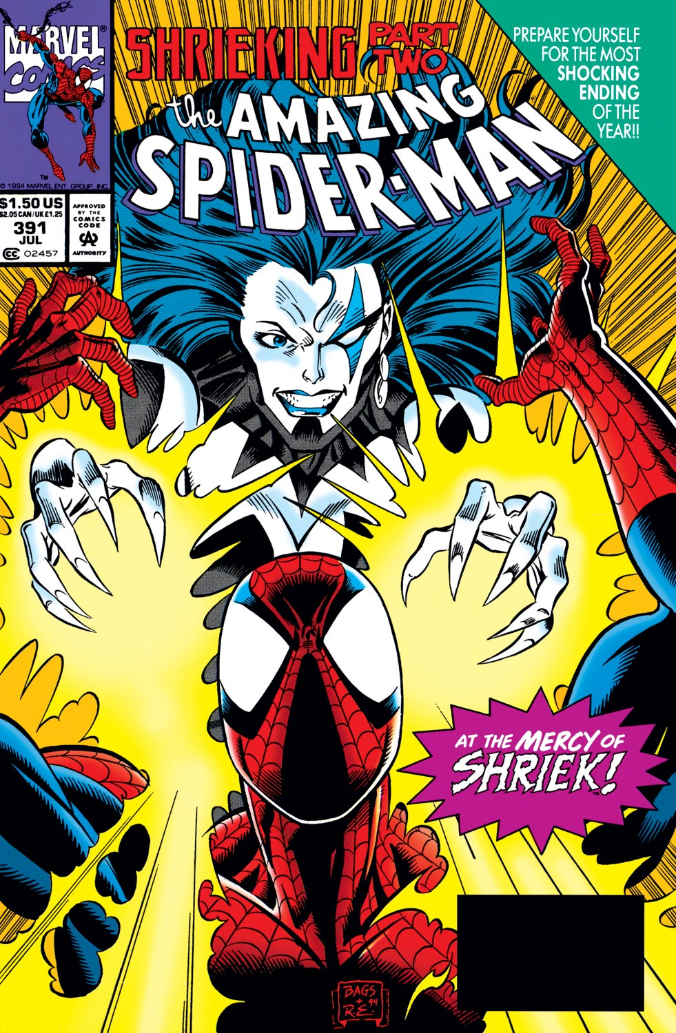 Read online The Amazing Spider-Man (1963) comic -  Issue #391 - 1