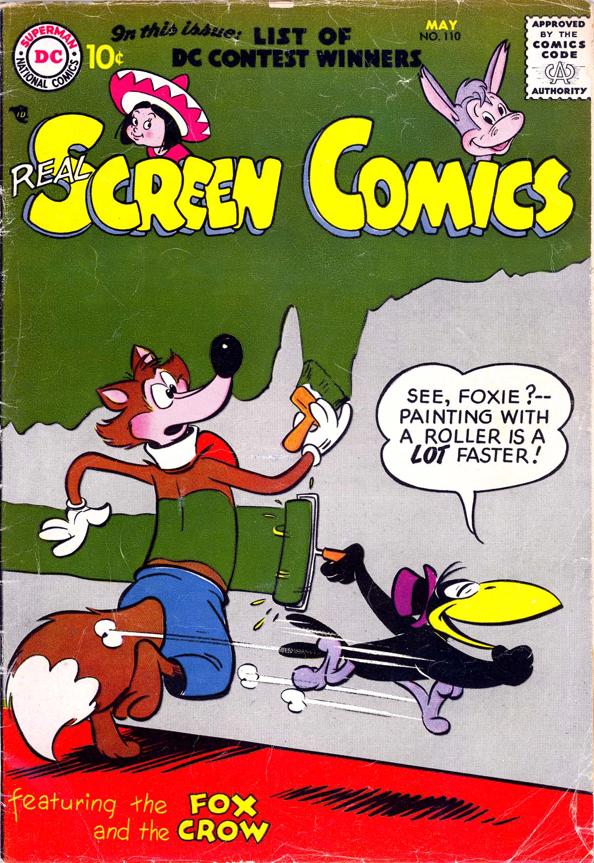 Read online Real Screen Comics comic -  Issue #110 - 1