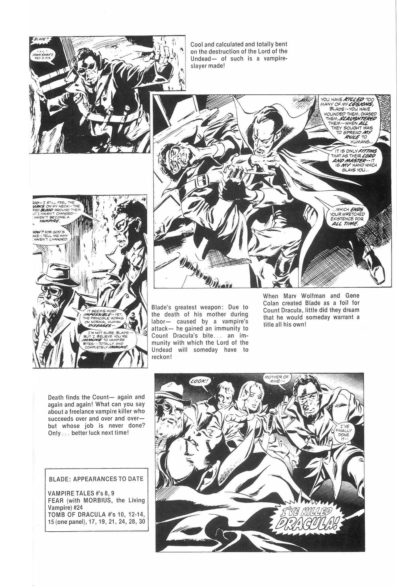 Read online Blade: Black & White comic -  Issue # TPB - 85