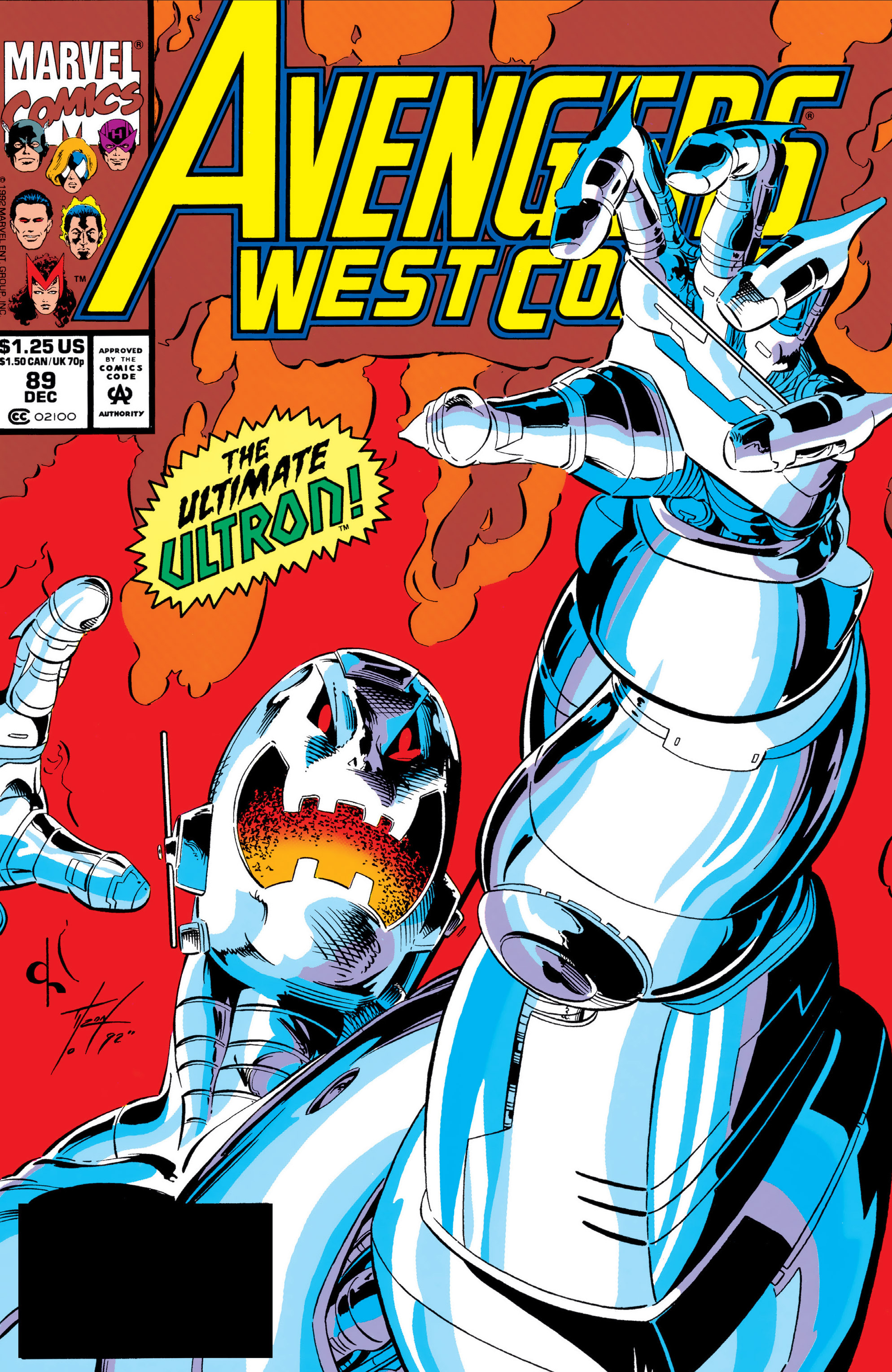 Read online Avengers West Coast (1989) comic -  Issue #89 - 1