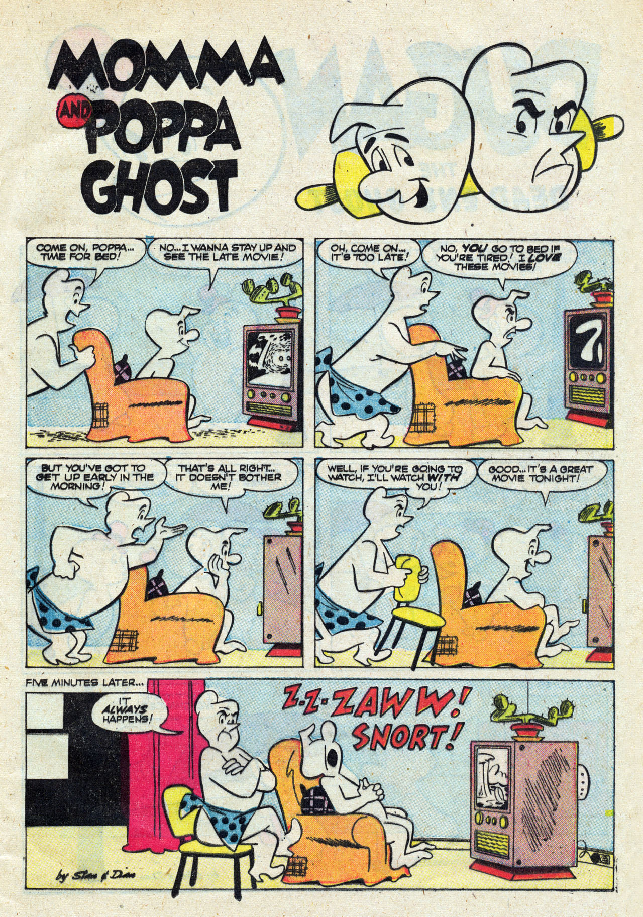Read online Homer, the Happy Ghost comic -  Issue #16 - 20