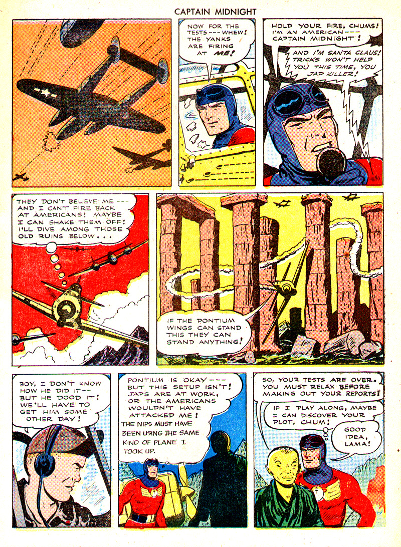 Read online Captain Midnight (1942) comic -  Issue #38 - 34