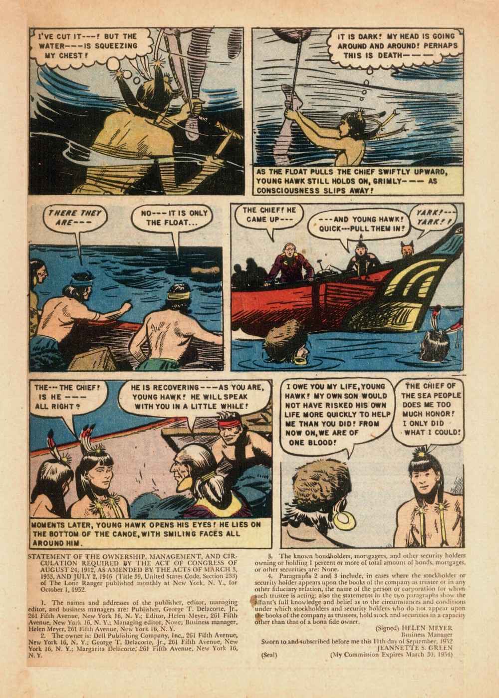 Read online The Lone Ranger (1948) comic -  Issue #55 - 49