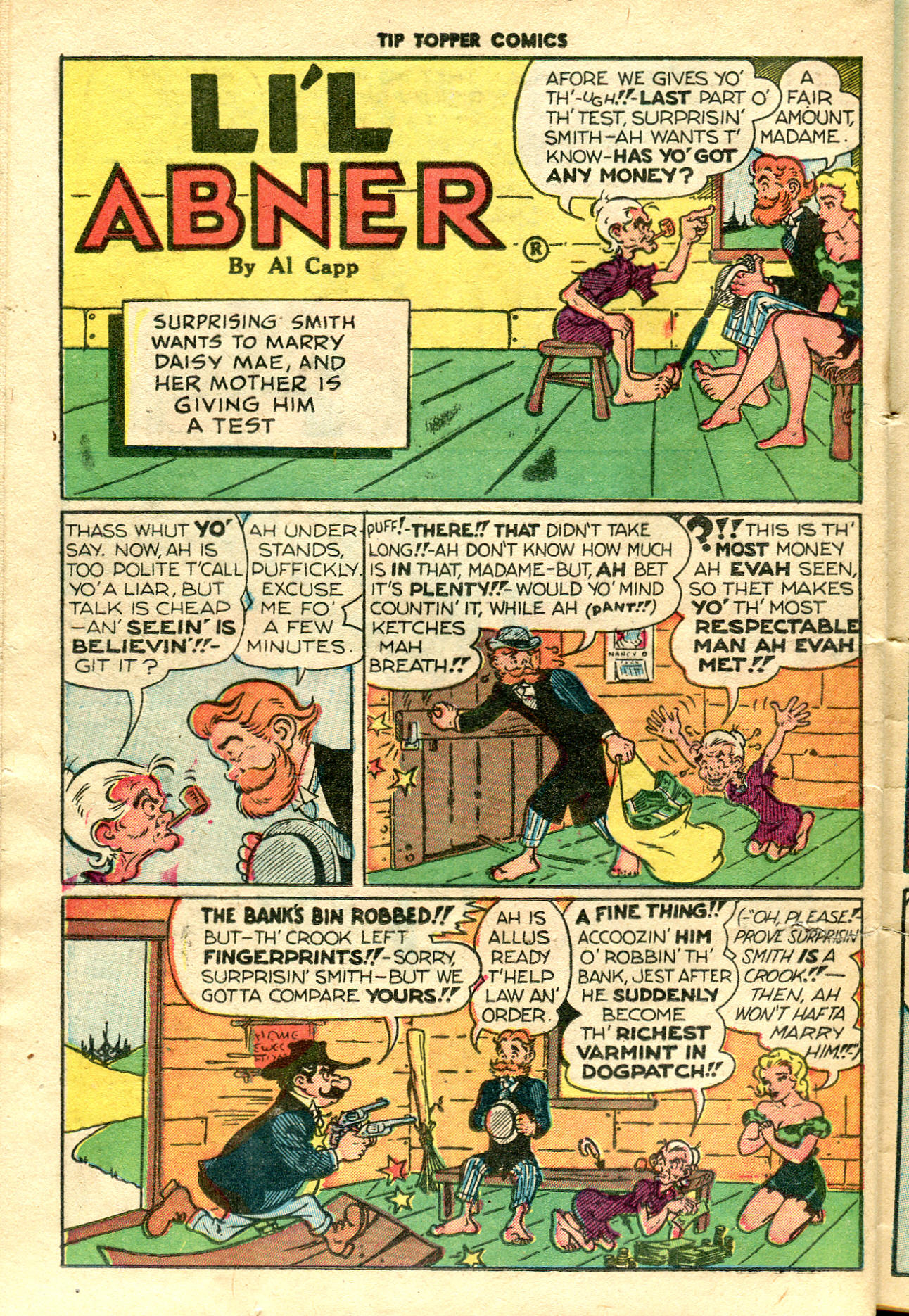 Read online Tip Topper Comics comic -  Issue #16 - 24