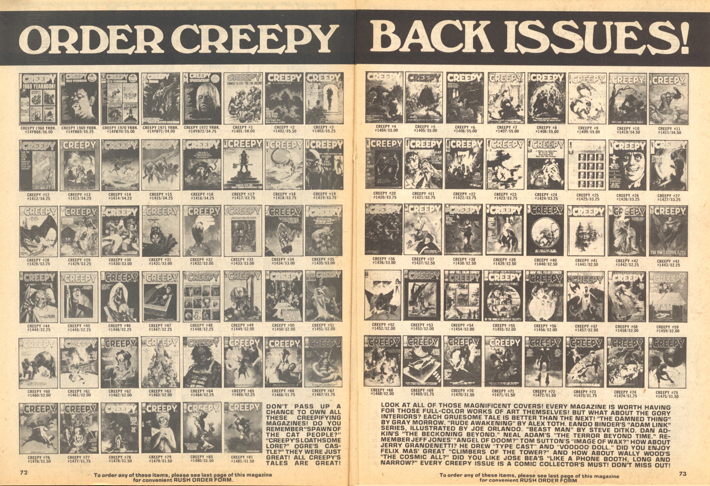 Read online Creepy (1964) comic -  Issue #82 - 67