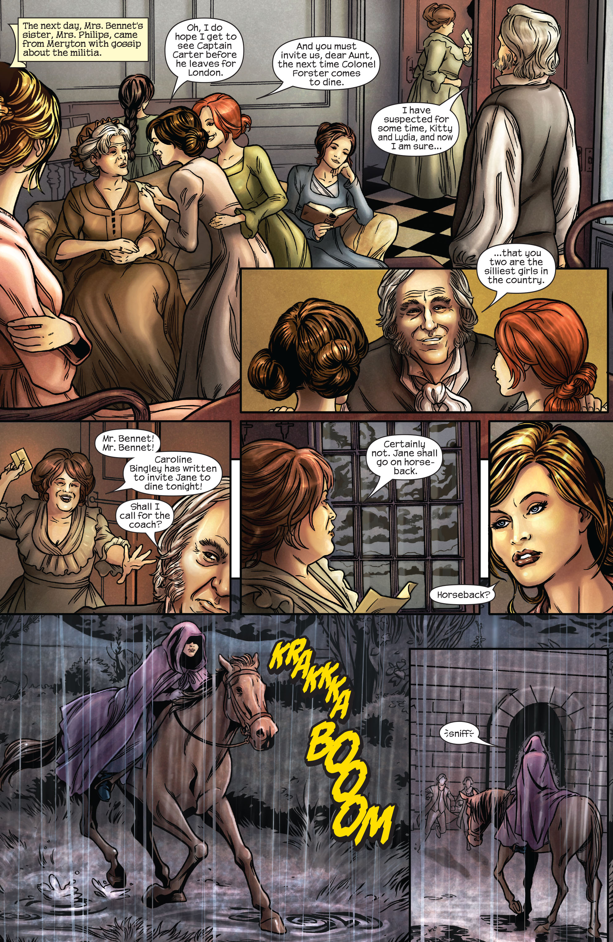 Read online Pride & Prejudice (2009) comic -  Issue #1 - 13