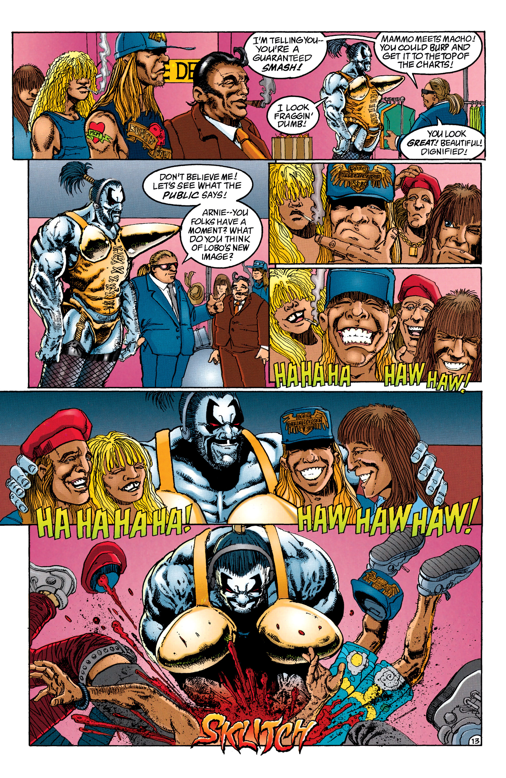 Read online Lobo (1993) comic -  Issue #13 - 14