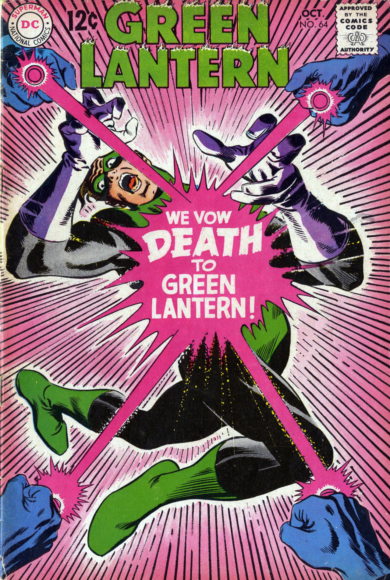Read online Green Lantern (1960) comic -  Issue #64 - 1