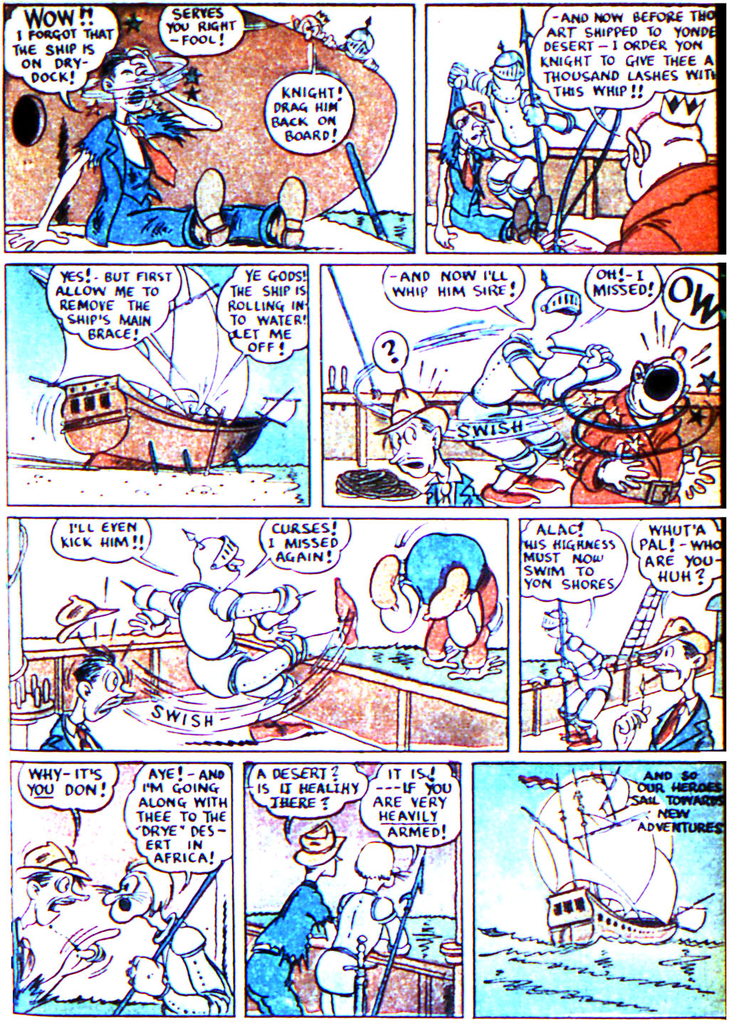 Read online Adventure Comics (1938) comic -  Issue #43 - 35